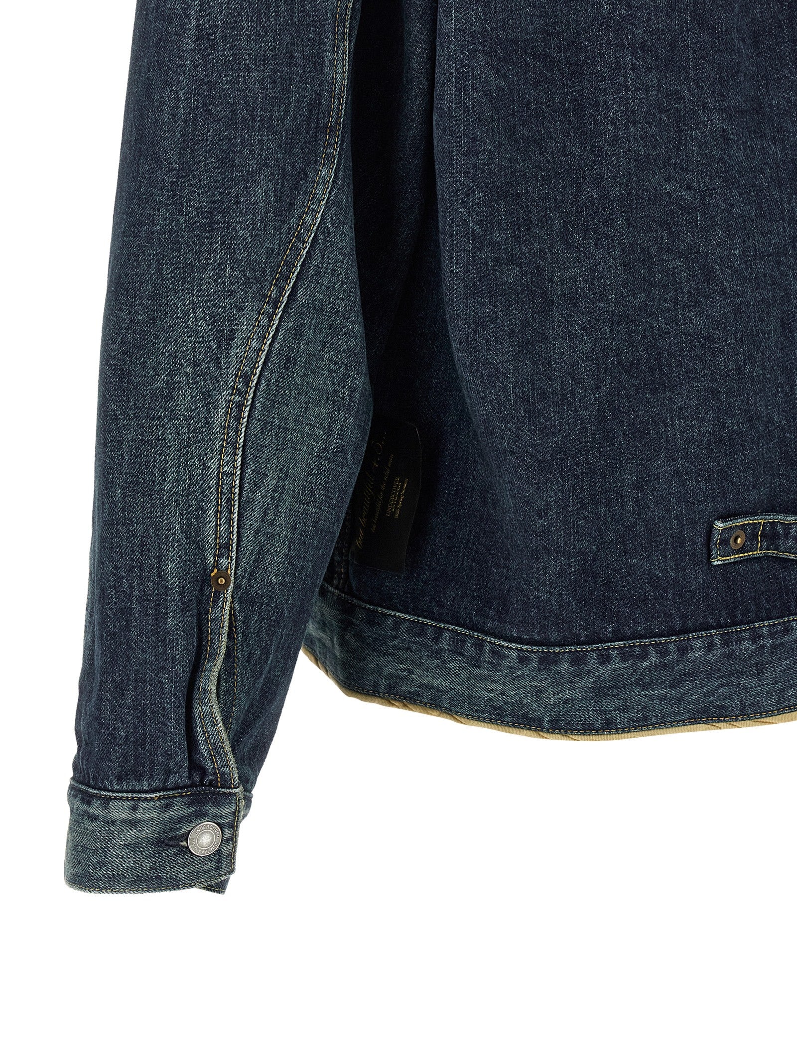 Undercover Blaue Jeansjacke aus Baumwolle