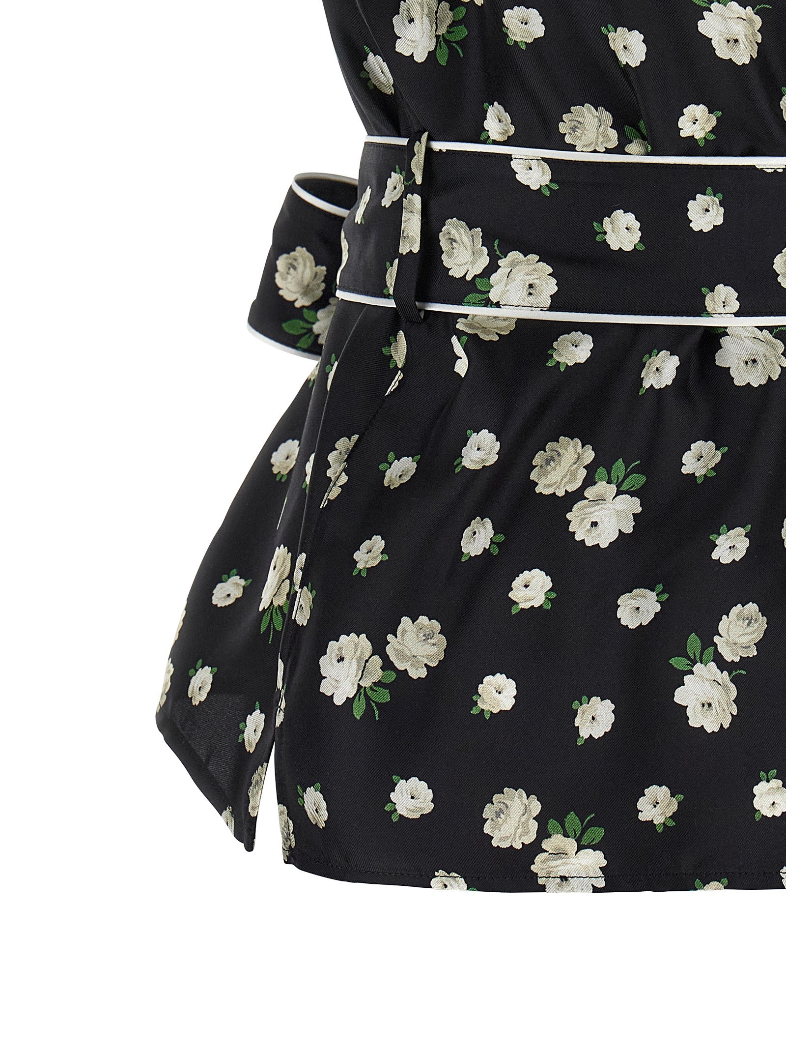 Dolce & Gabbana Schwarze Seidenbluse