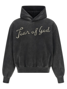 Fear Of God Schwarzer Baumwoll-Sweatshirt