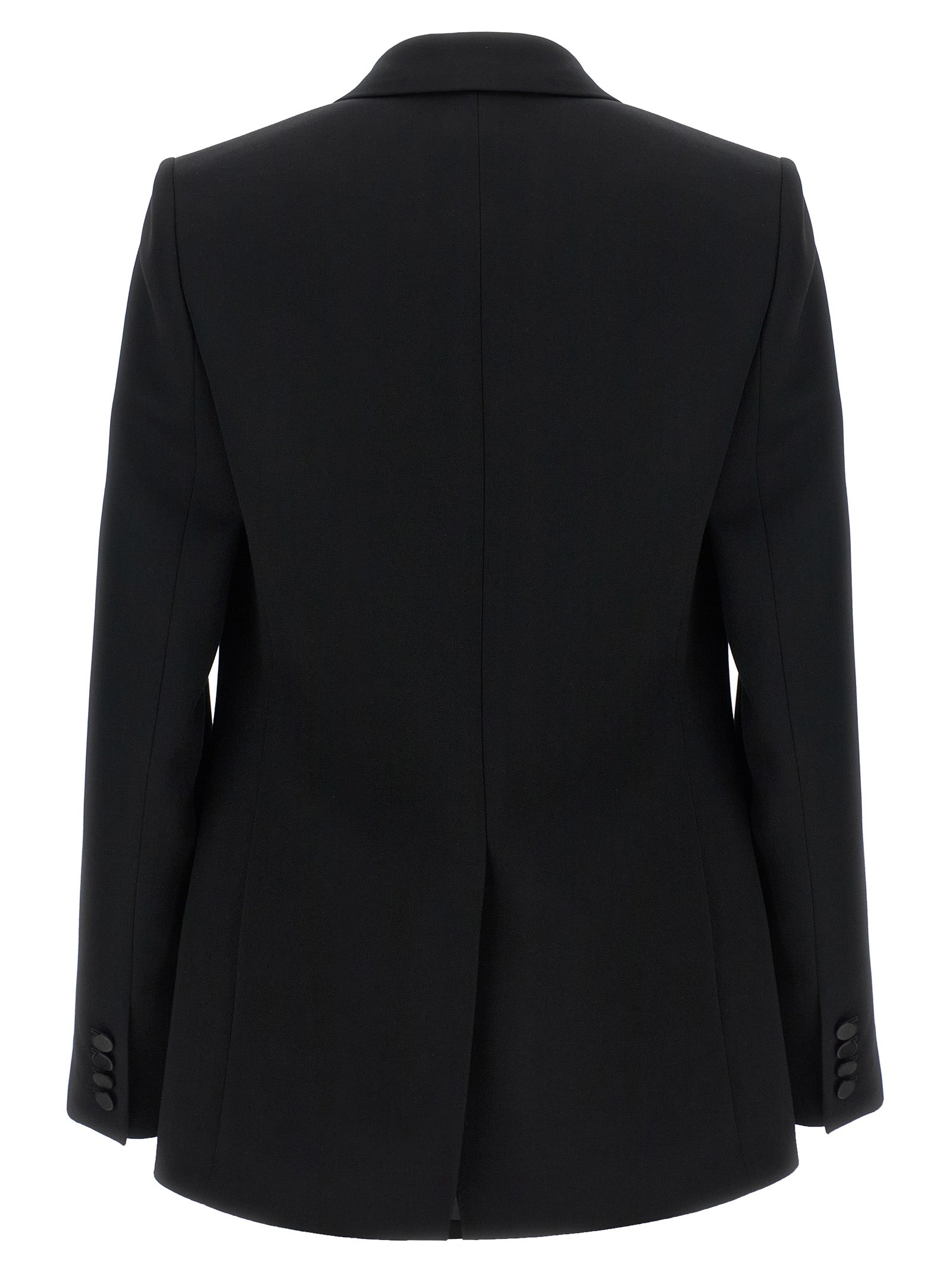 Saint Laurent Schwarzer Wollblazer