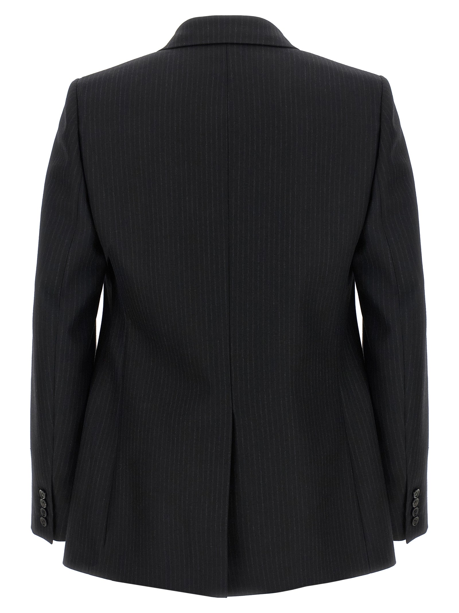 Saint Laurent Schwarzer Wollblazer