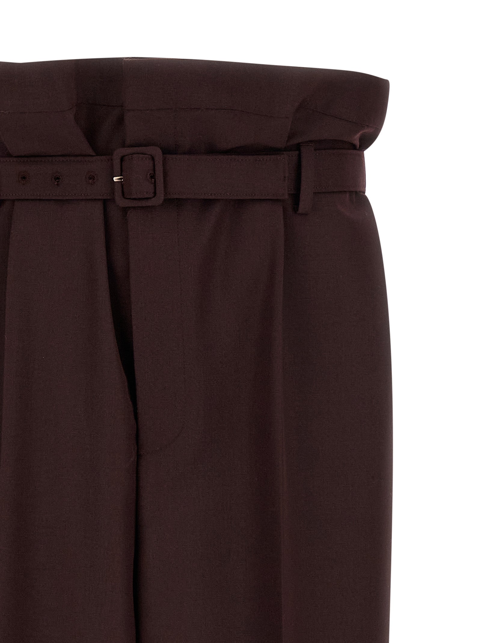 Saint Laurent Lila Wollhose
