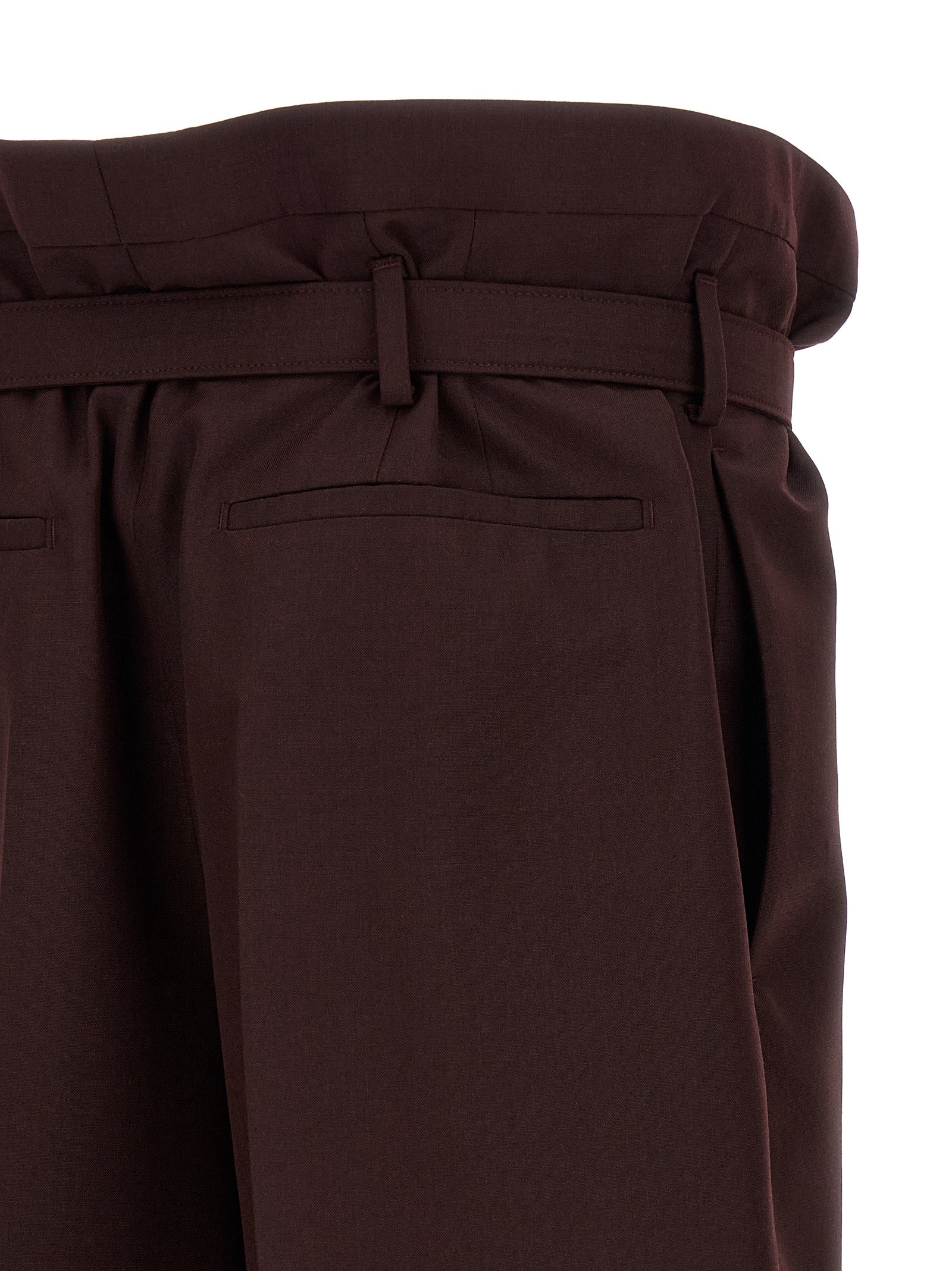Saint Laurent Lila Wollhose