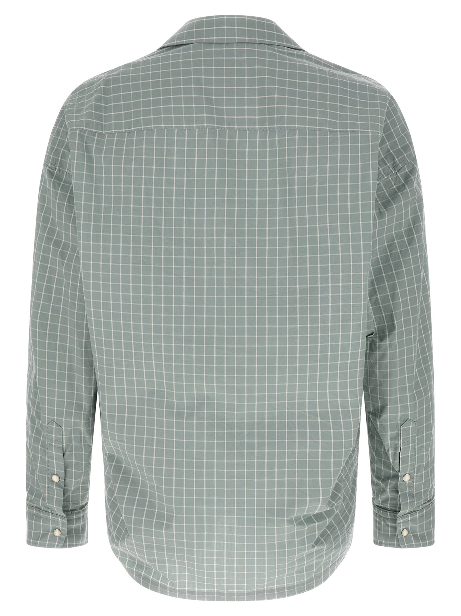 Maison Mihara Yasuhiro Blaue Baumwollbluse