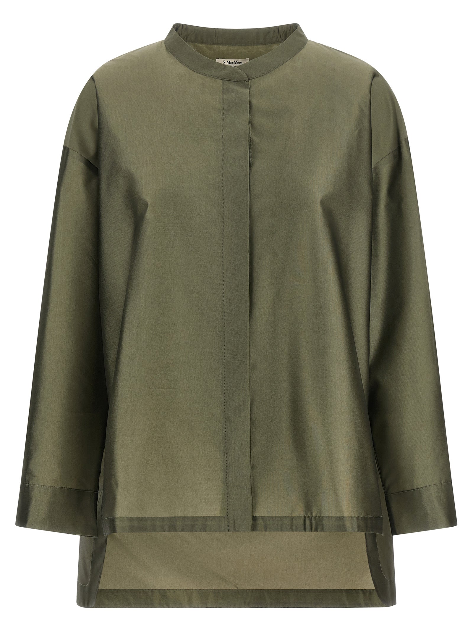 'S Max Mara Grüne Polyester-Bluse
