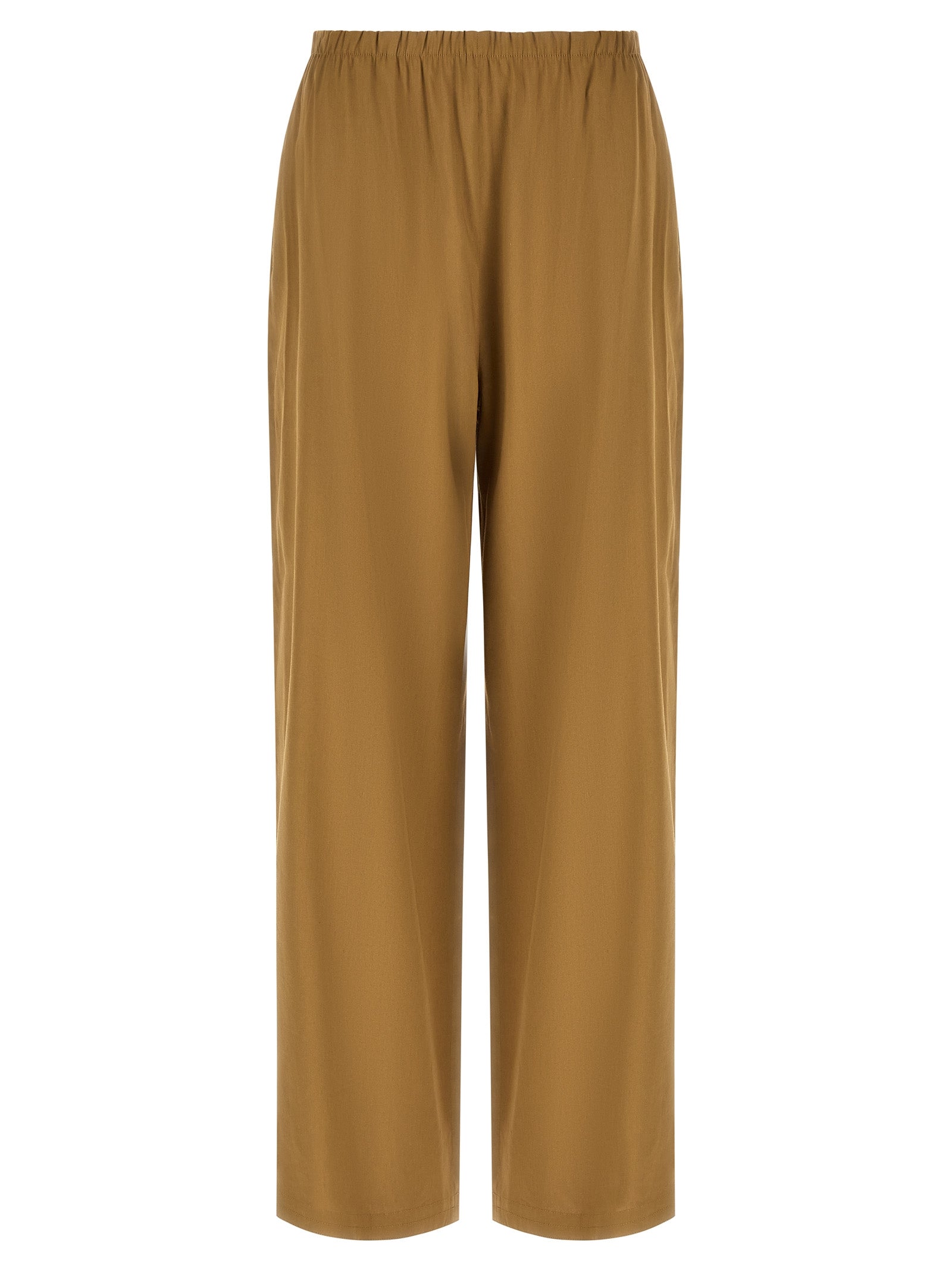 Max Mara Beige Leinen Freizeithose