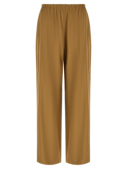 Max Mara Beige Leinen Freizeithose