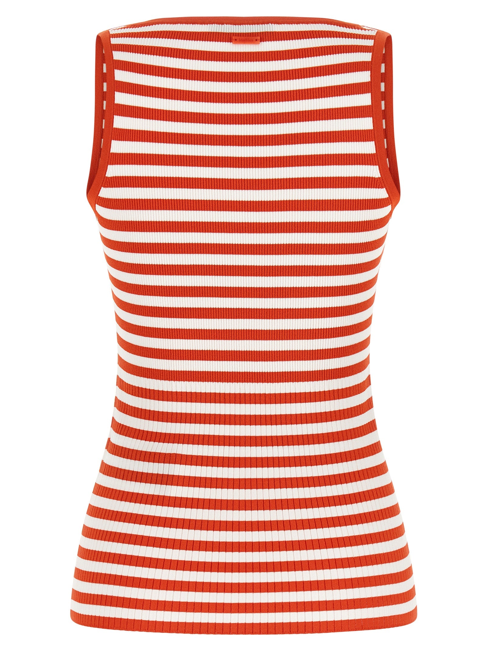 Max Mara Ärmelloses T-Shirt aus Viskose in Multicolor