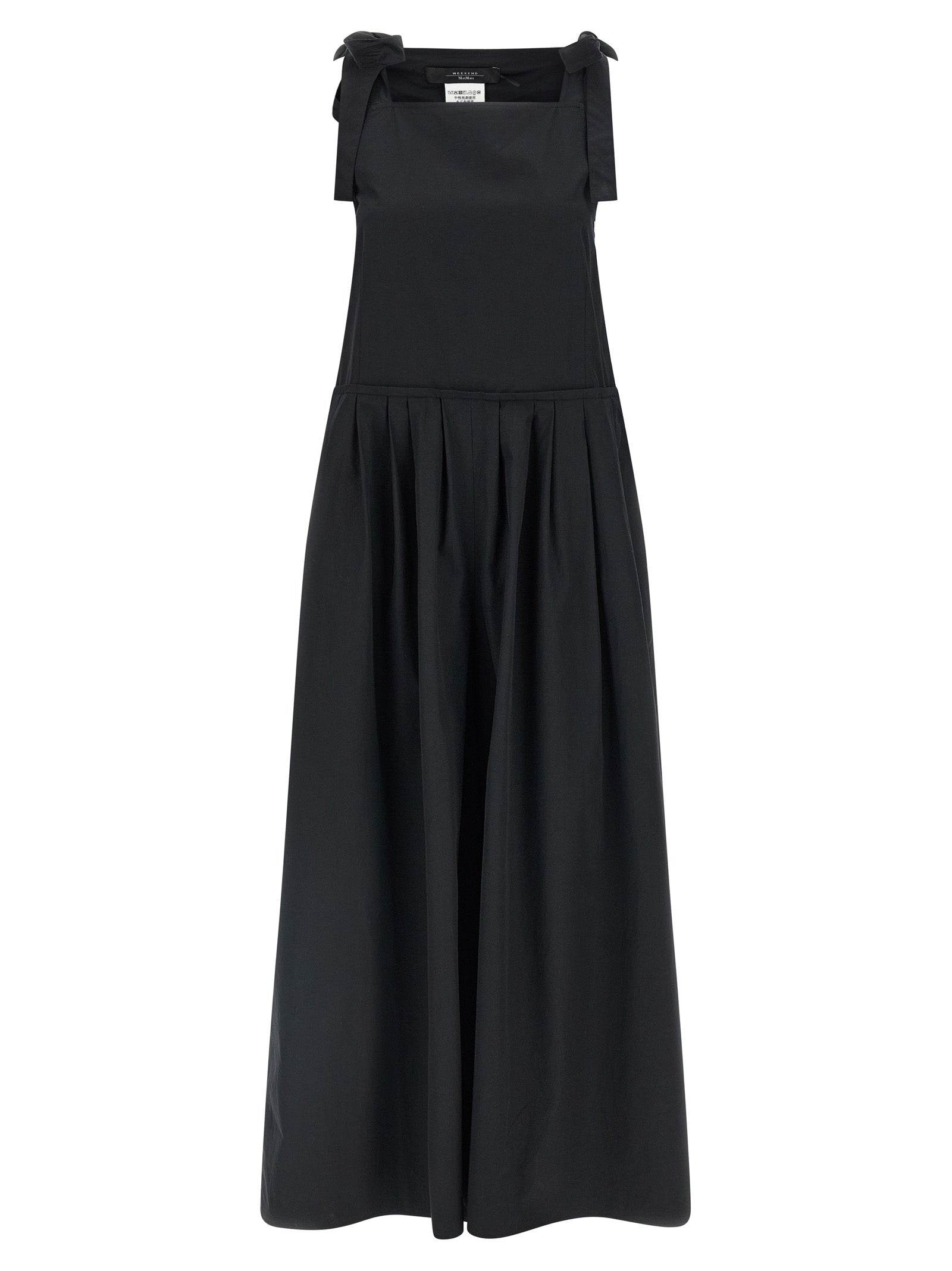 Max Mara Schwarzer Baumwoll-Jumpsuit