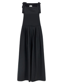 Max Mara Schwarzer Baumwoll-Jumpsuit