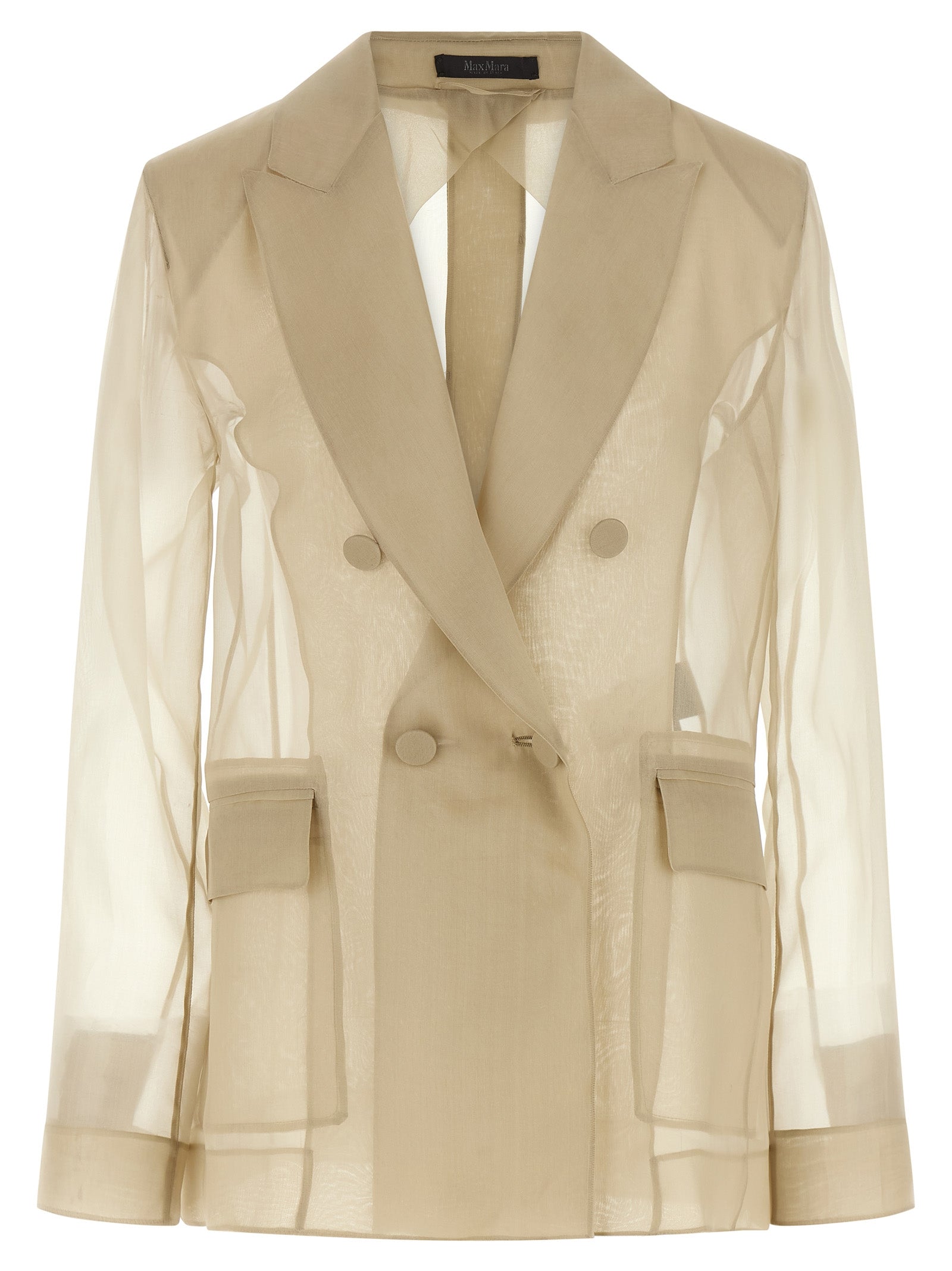 Max Mara Beige Seidenblazer