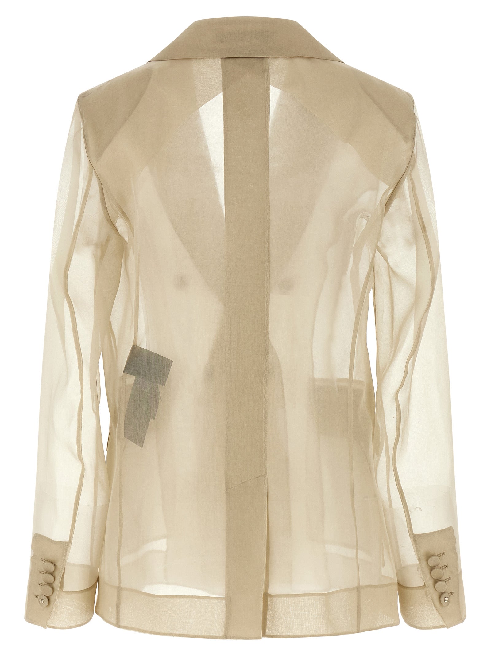 Max Mara Beige Seidenblazer