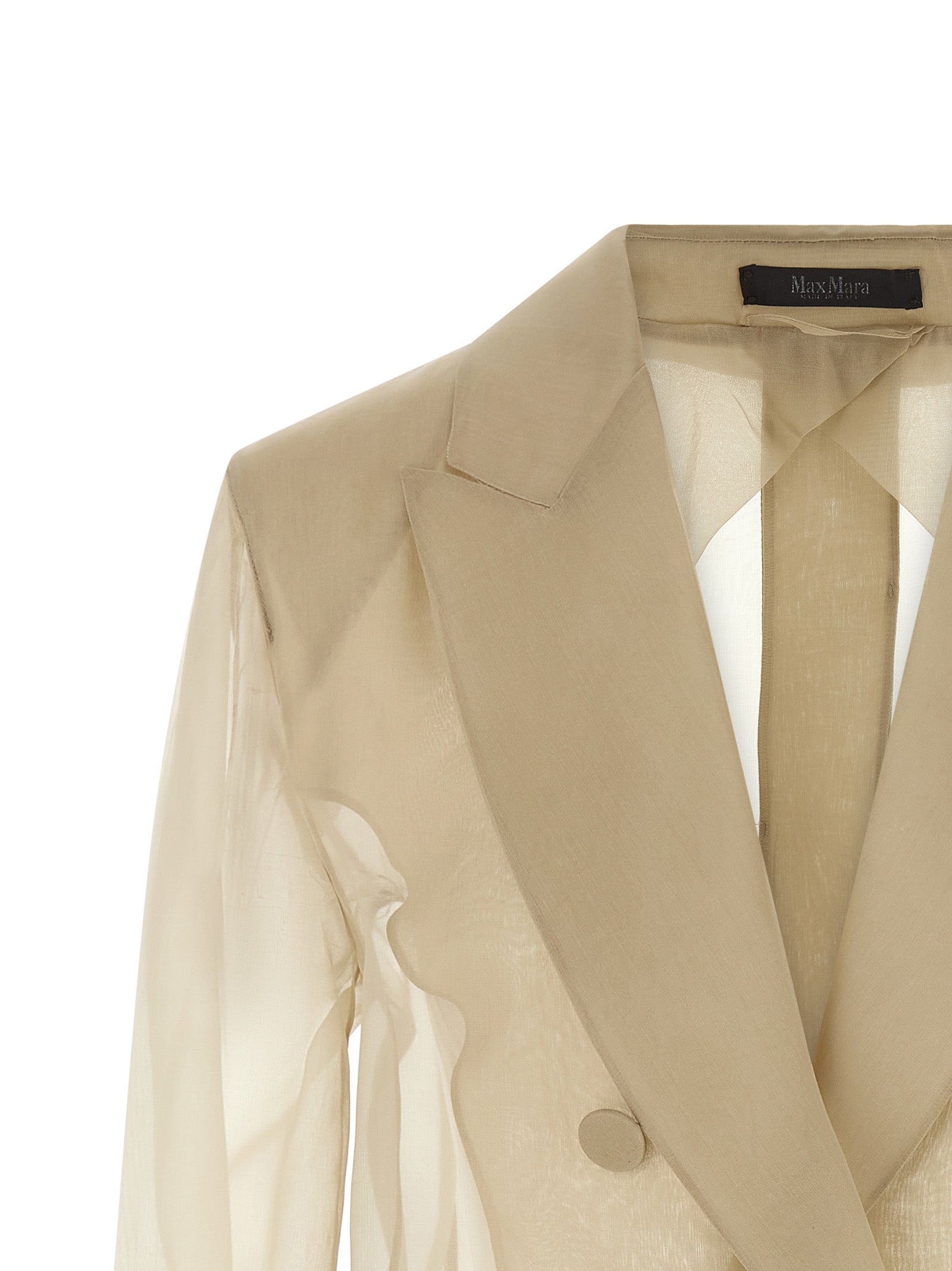Max Mara Beige Seidenblazer