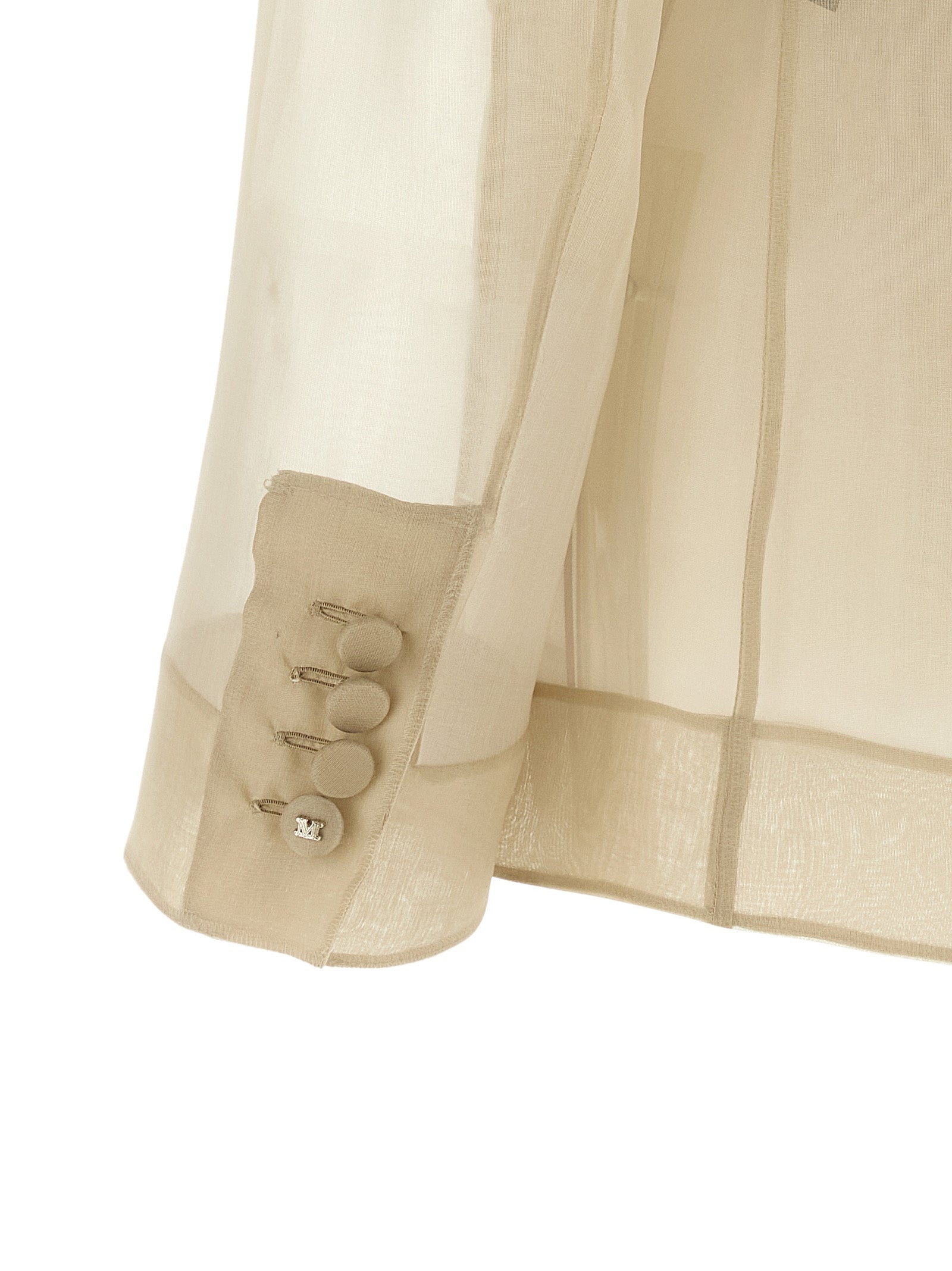 Max Mara Beige Seidenblazer