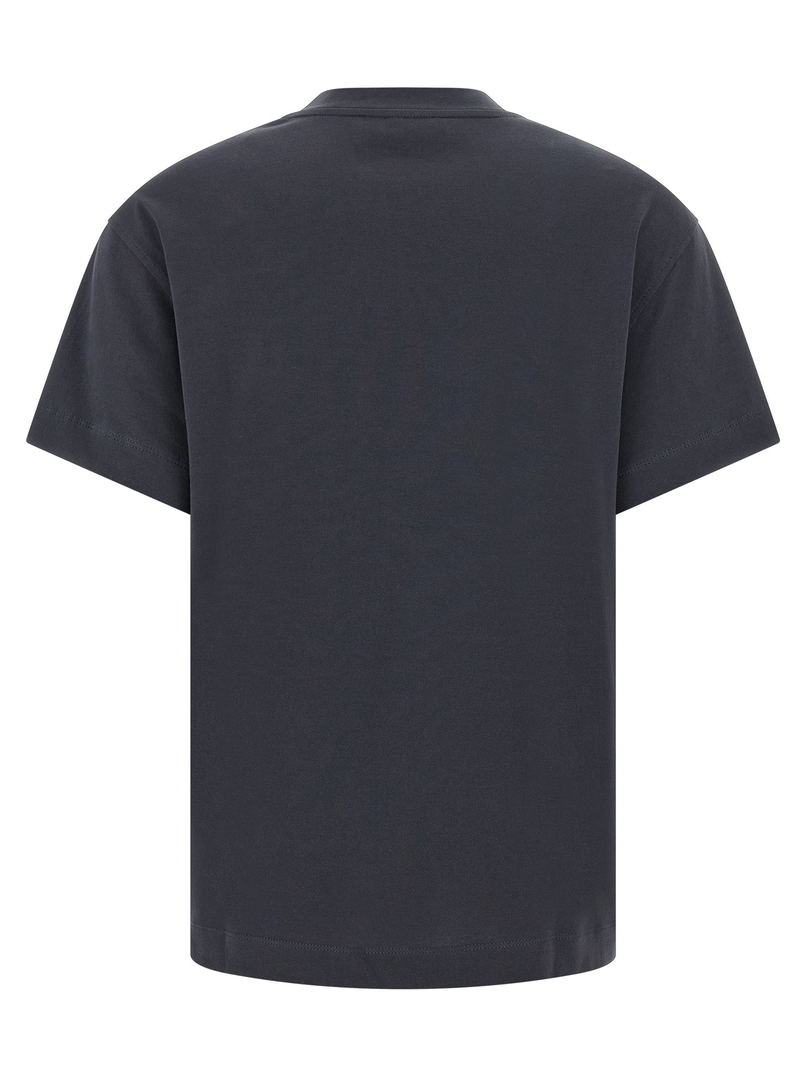 Brunello Cucinelli Blaues Baumwoll-T-Shirt