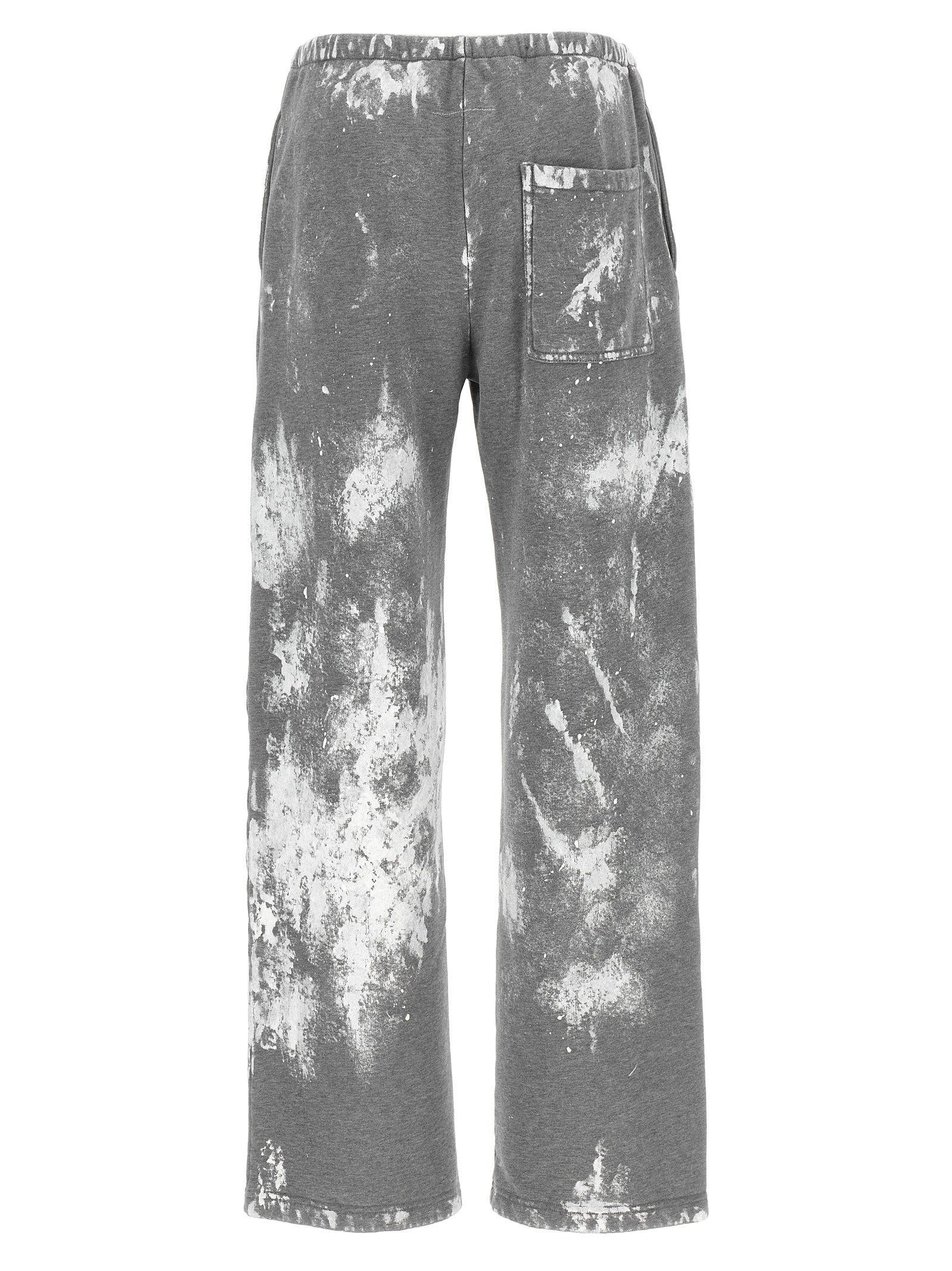 MM6 Maison Margiela Graue Baumwoll-Jogginghose (Sporthose)