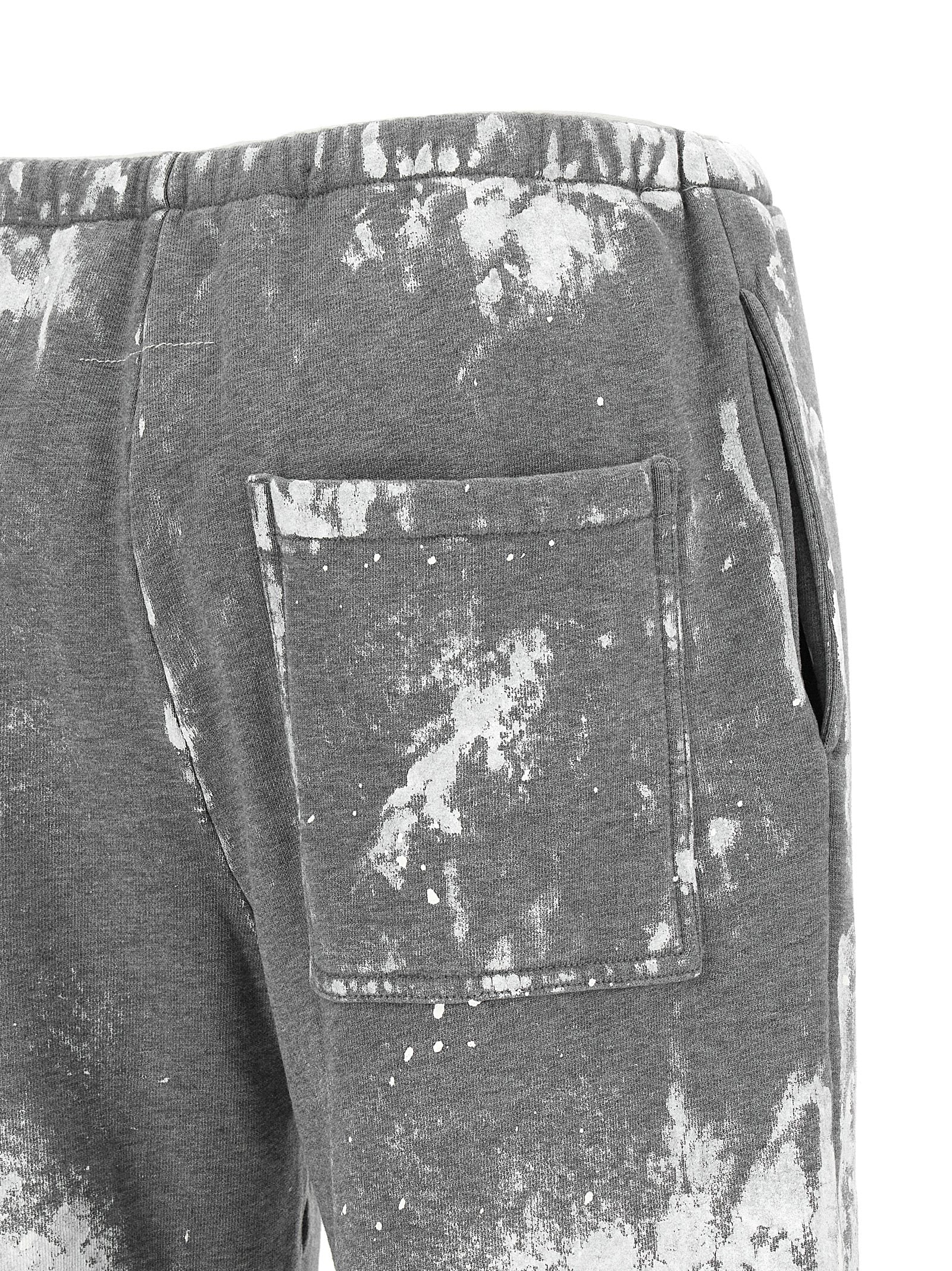 MM6 Maison Margiela Graue Baumwoll-Jogginghose (Sporthose)