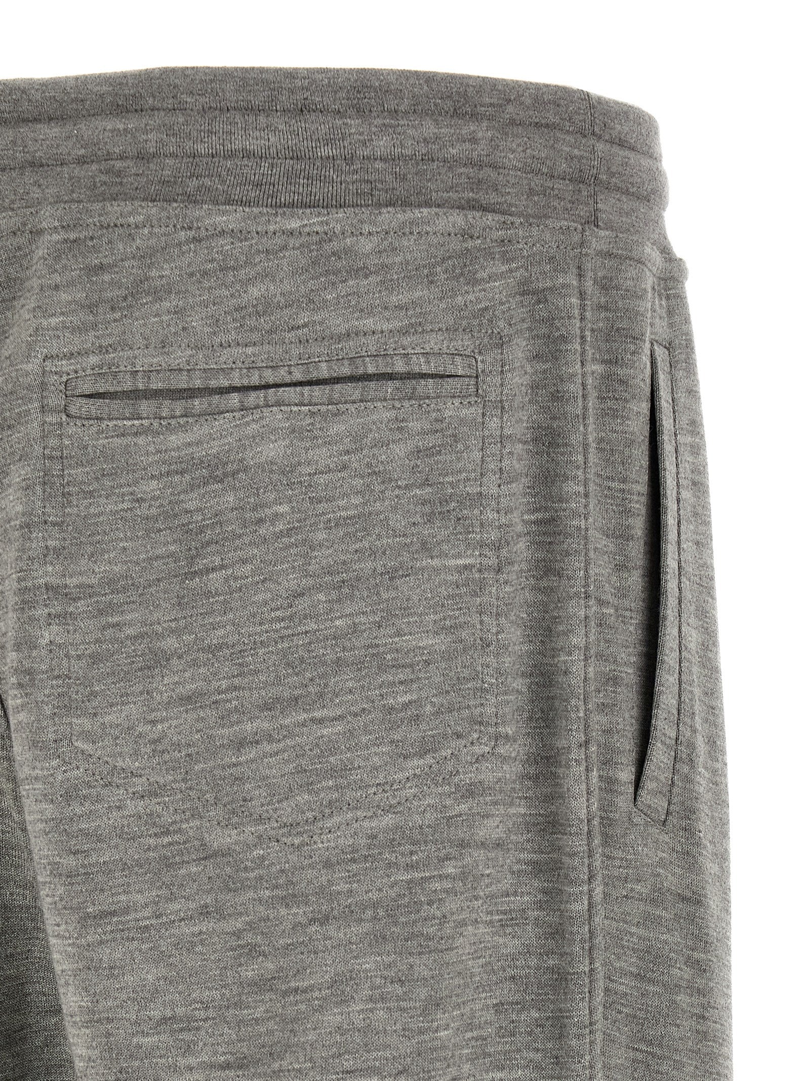 Brunello Cucinelli Graue Kaschmir-Jogginghose (Trainingshose)