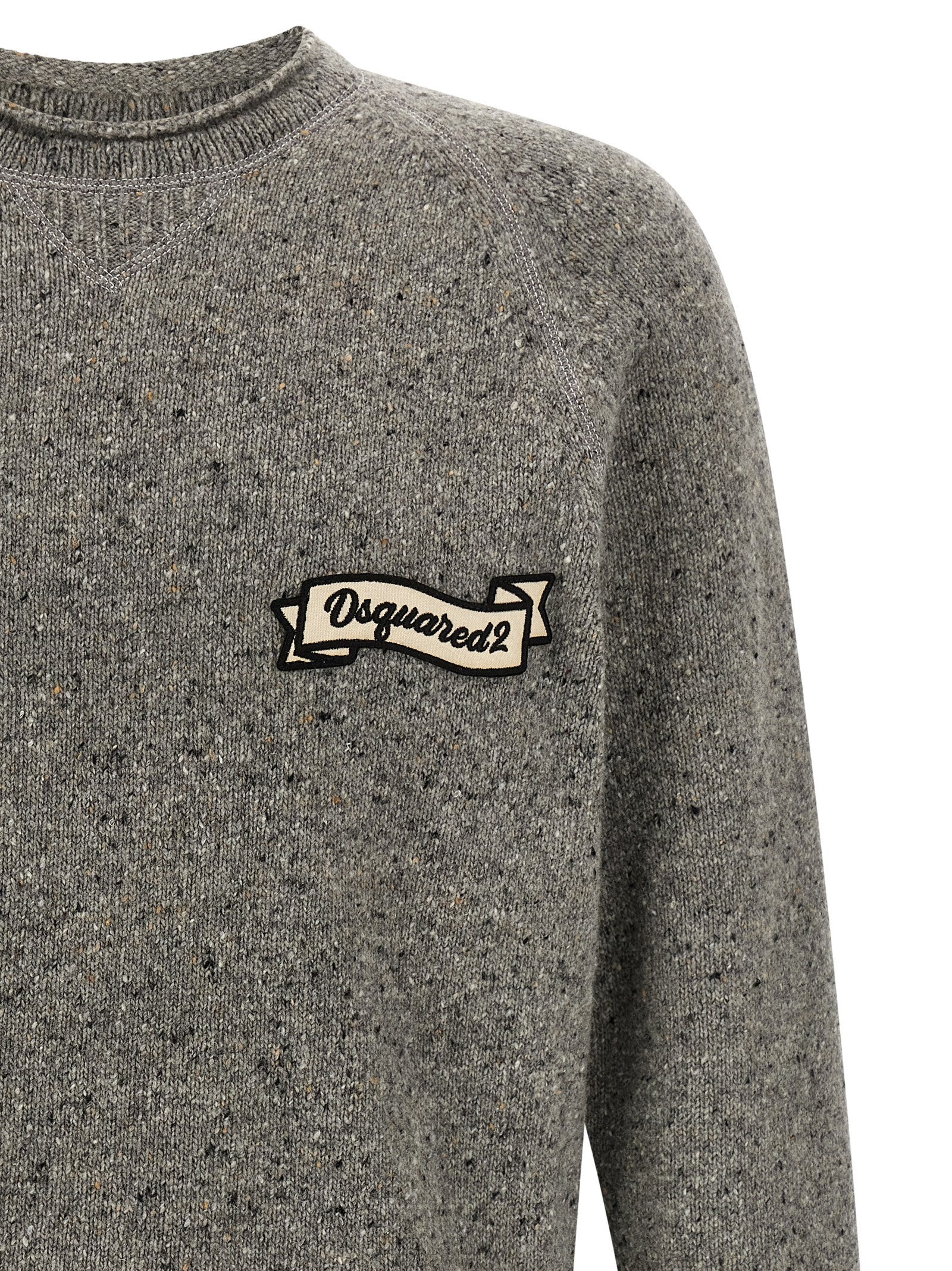Dsquared² Grauer Wollcardigan