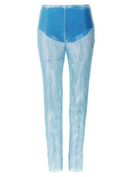 Giuseppe Di Morabito Blaue Freizeithose aus Polyamid