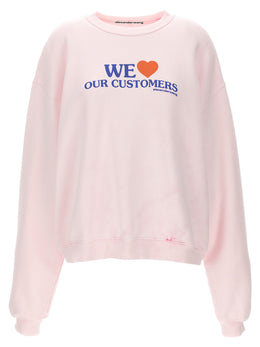 Alexander Wang Mehrfarbiger Baumwollpullover