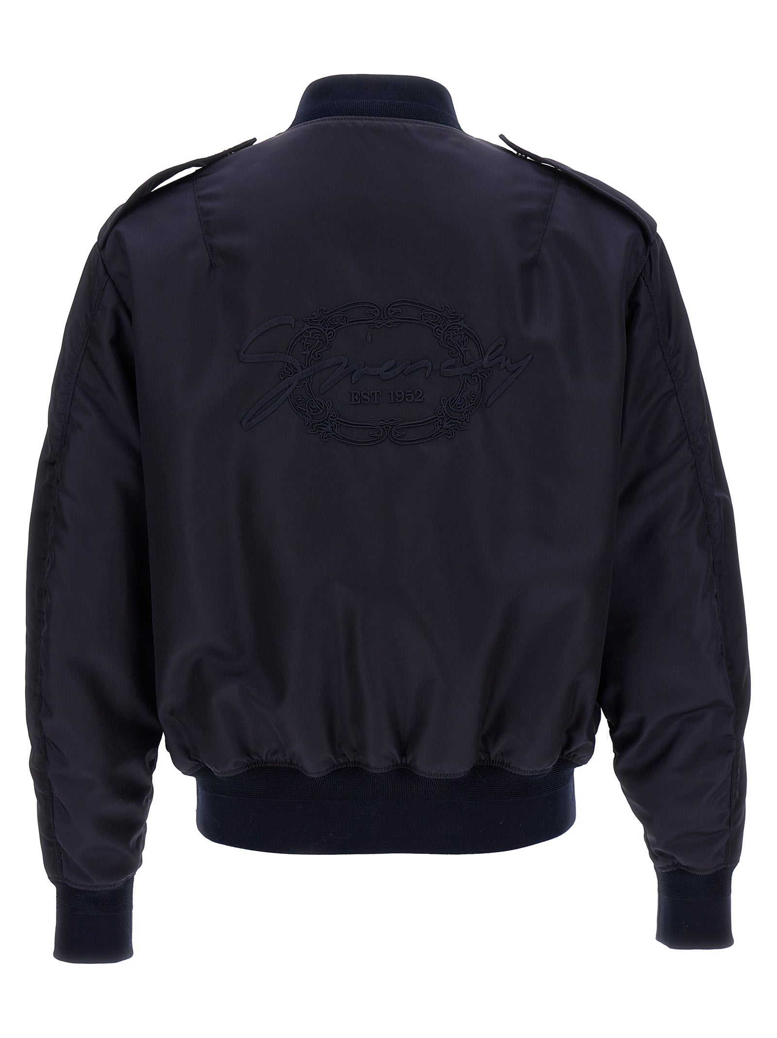 Givenchy Blauer Bomber aus Polyamid