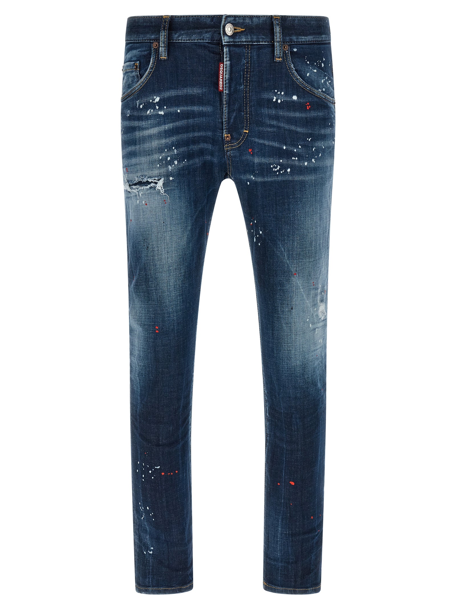 Dsquared² Blaue Baumwolljeans Denim