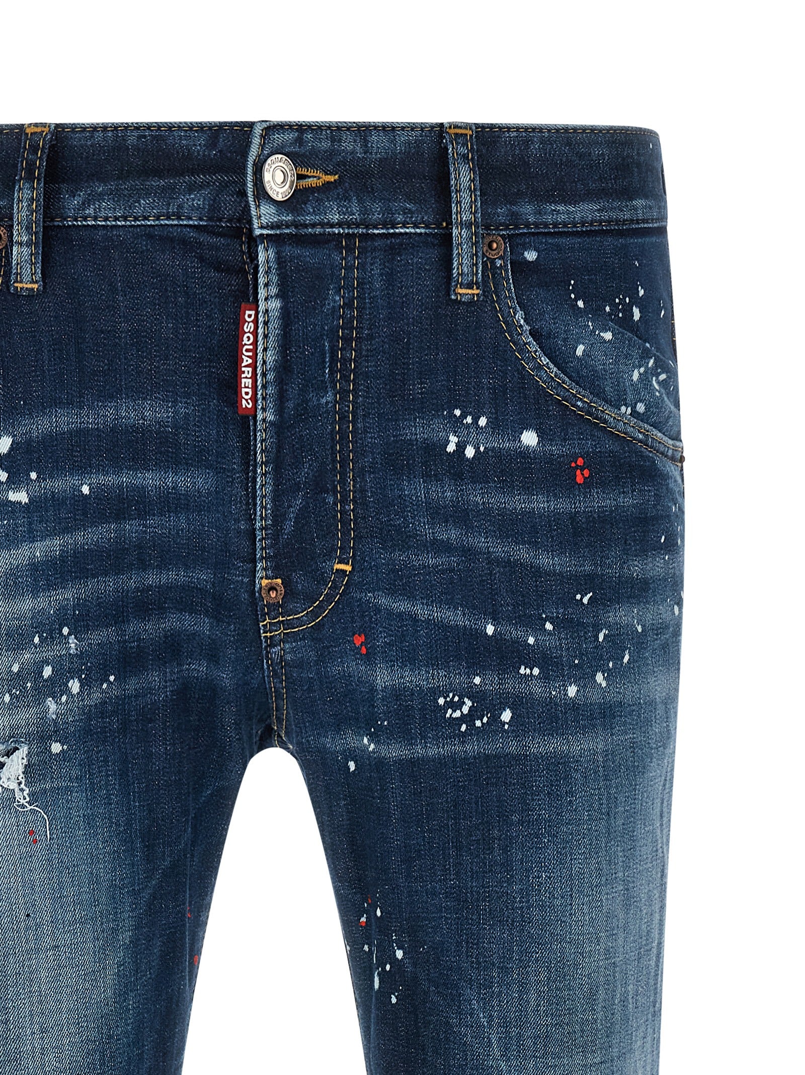 Dsquared² Blaue Baumwolljeans Denim