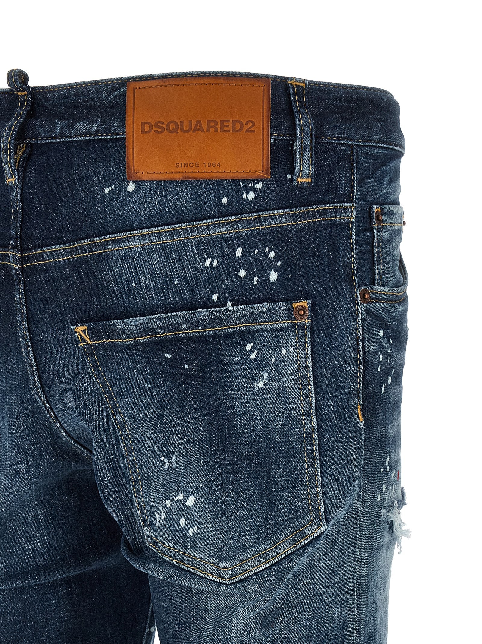 Dsquared² Blaue Baumwolljeans Denim