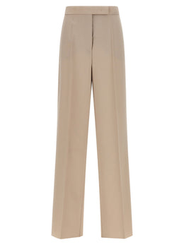 Max Mara Beige Virgin Wool Anzughose