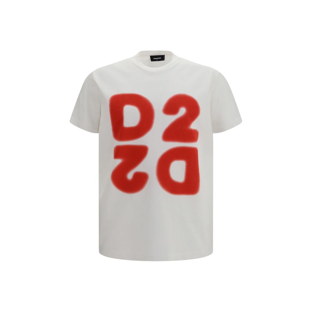 Dsquared² Weißes Baumwoll-T-Shirt
