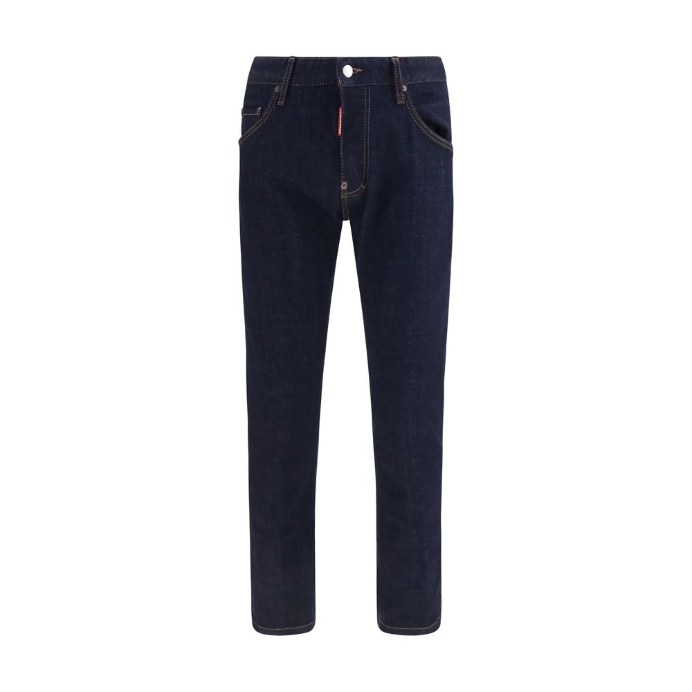 Dsquared² Blaue Baumwoll-Jeans im Slim Fit