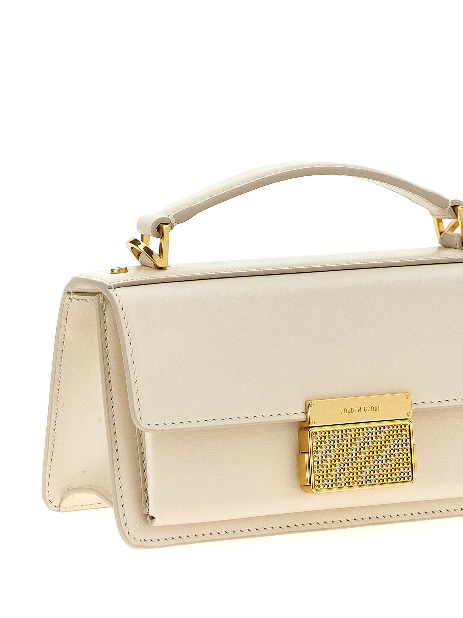 Golden Goose Weiße Handtasche aus Rindsleder