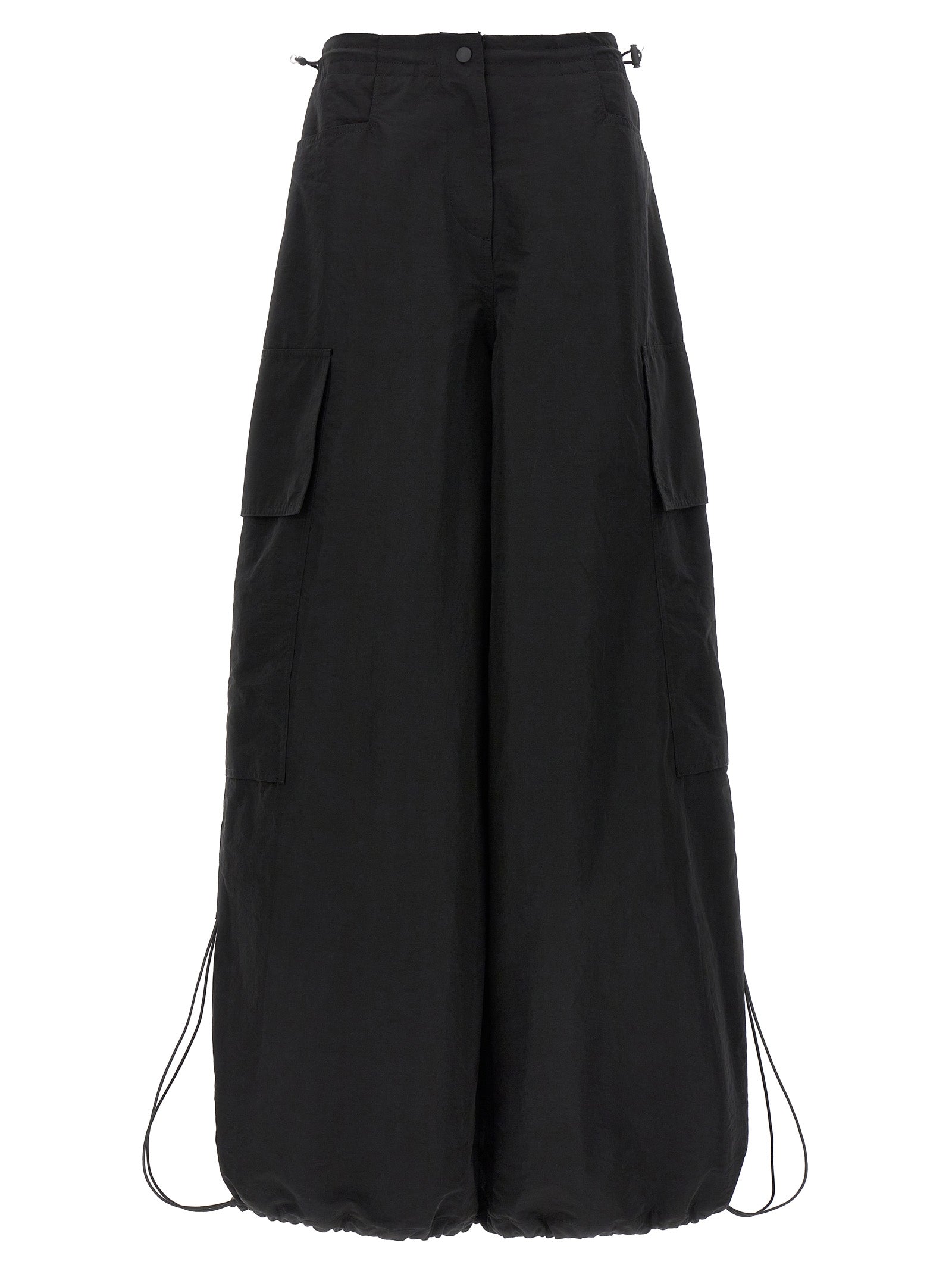 Palm Angels Schwarze Polyamid-Freizeithose