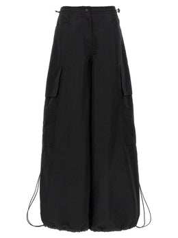 Palm Angels Schwarze Polyamid-Freizeithose