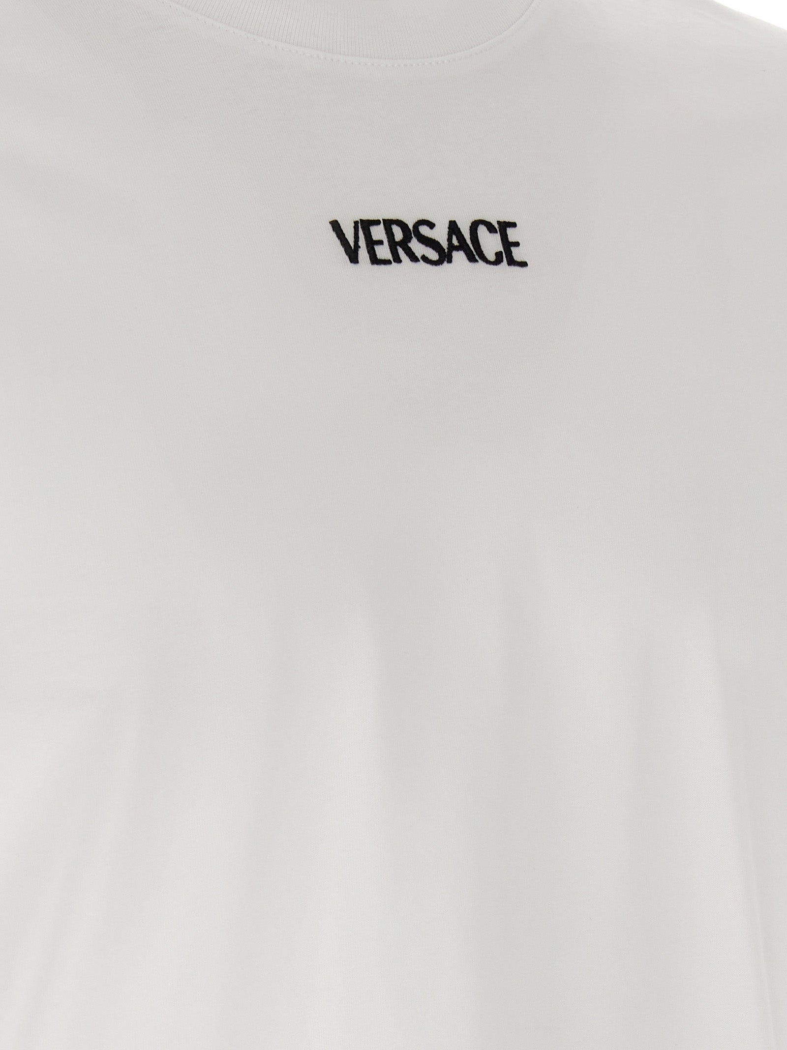 Versace Weißes Baumwoll-T-Shirt