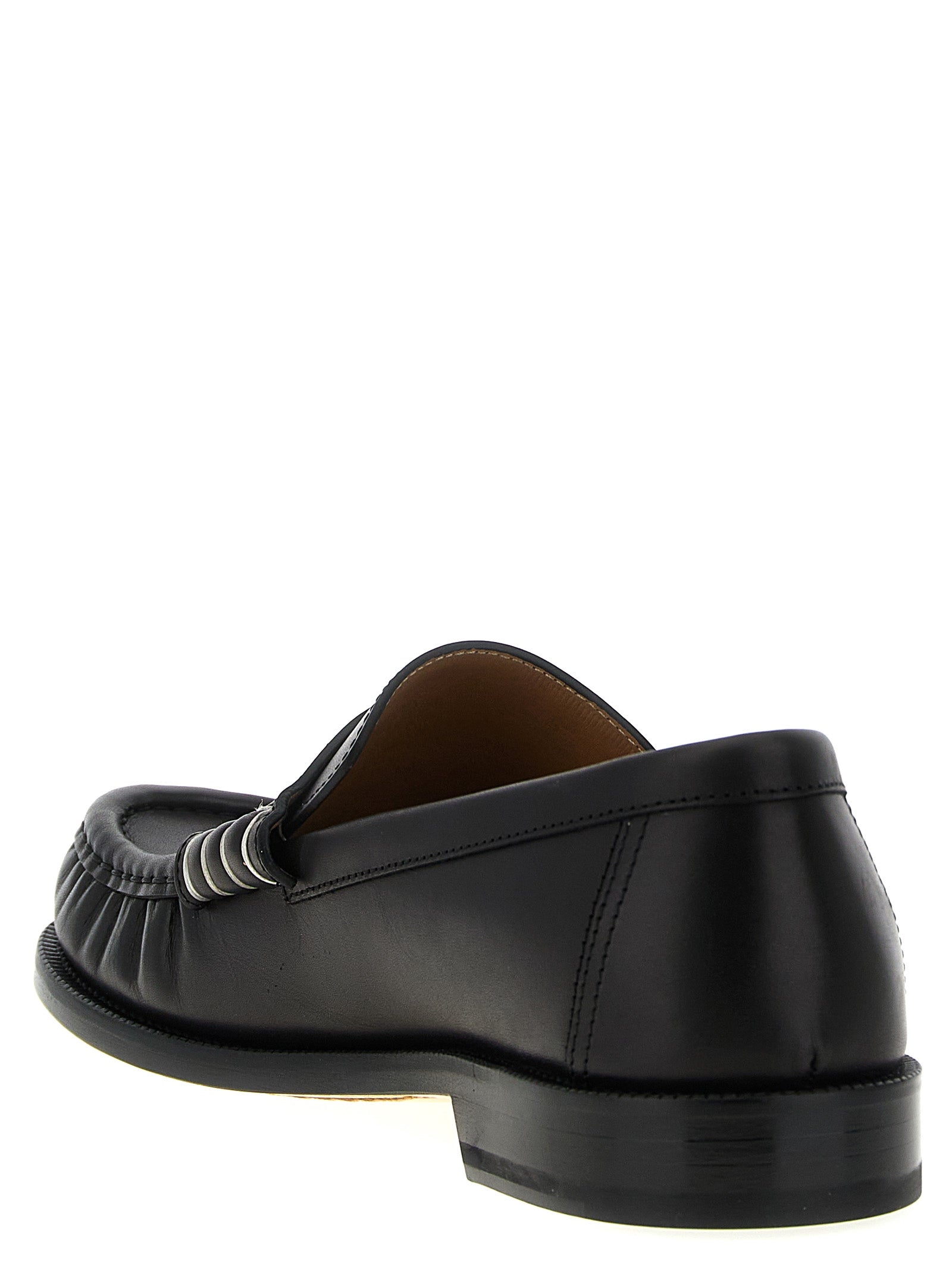 J.W.Anderson Schwarze Loafer aus Kalbsleder zum Hineinschlüpfen