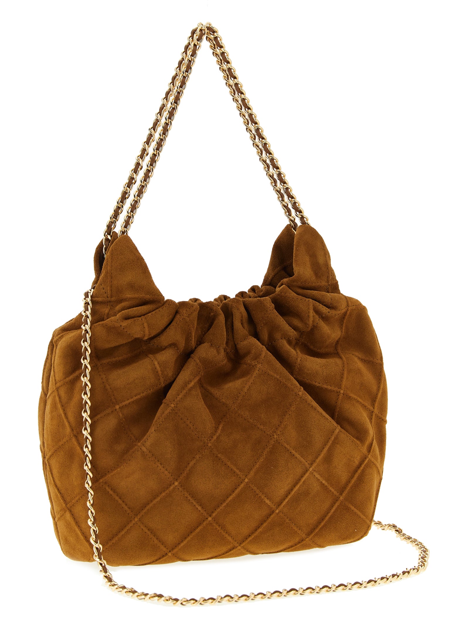 Tory Burch Braune Kalbsleder-Handtasche