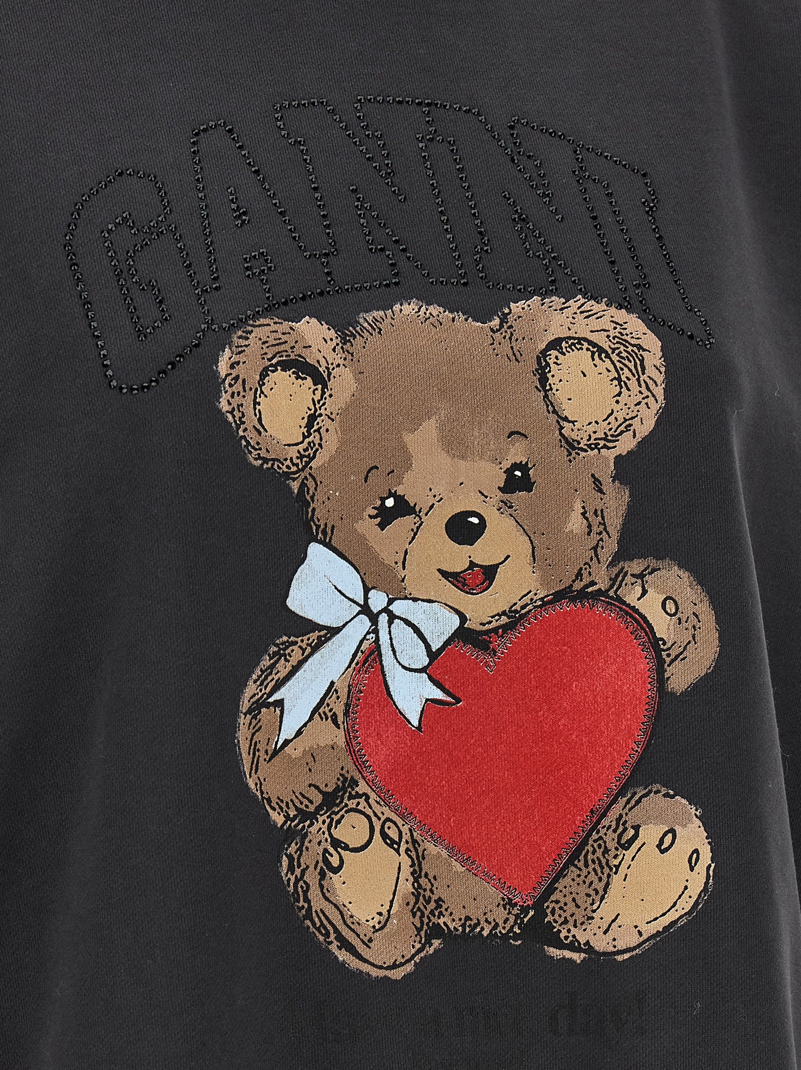 Ganni Schwarzer Bio-Baumwoll-Sweater