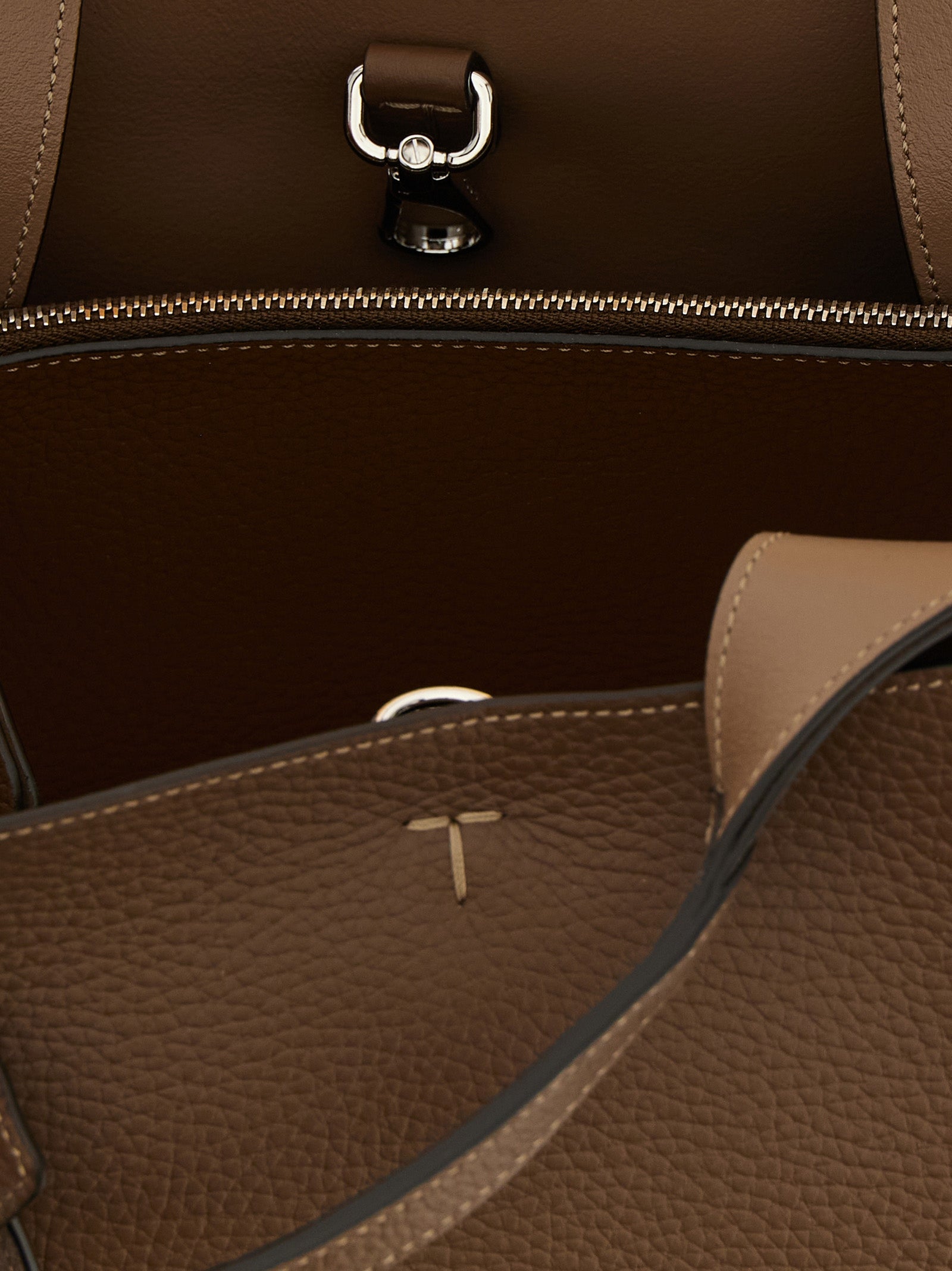 Tod's Braune Kalbsleder-Handtasche