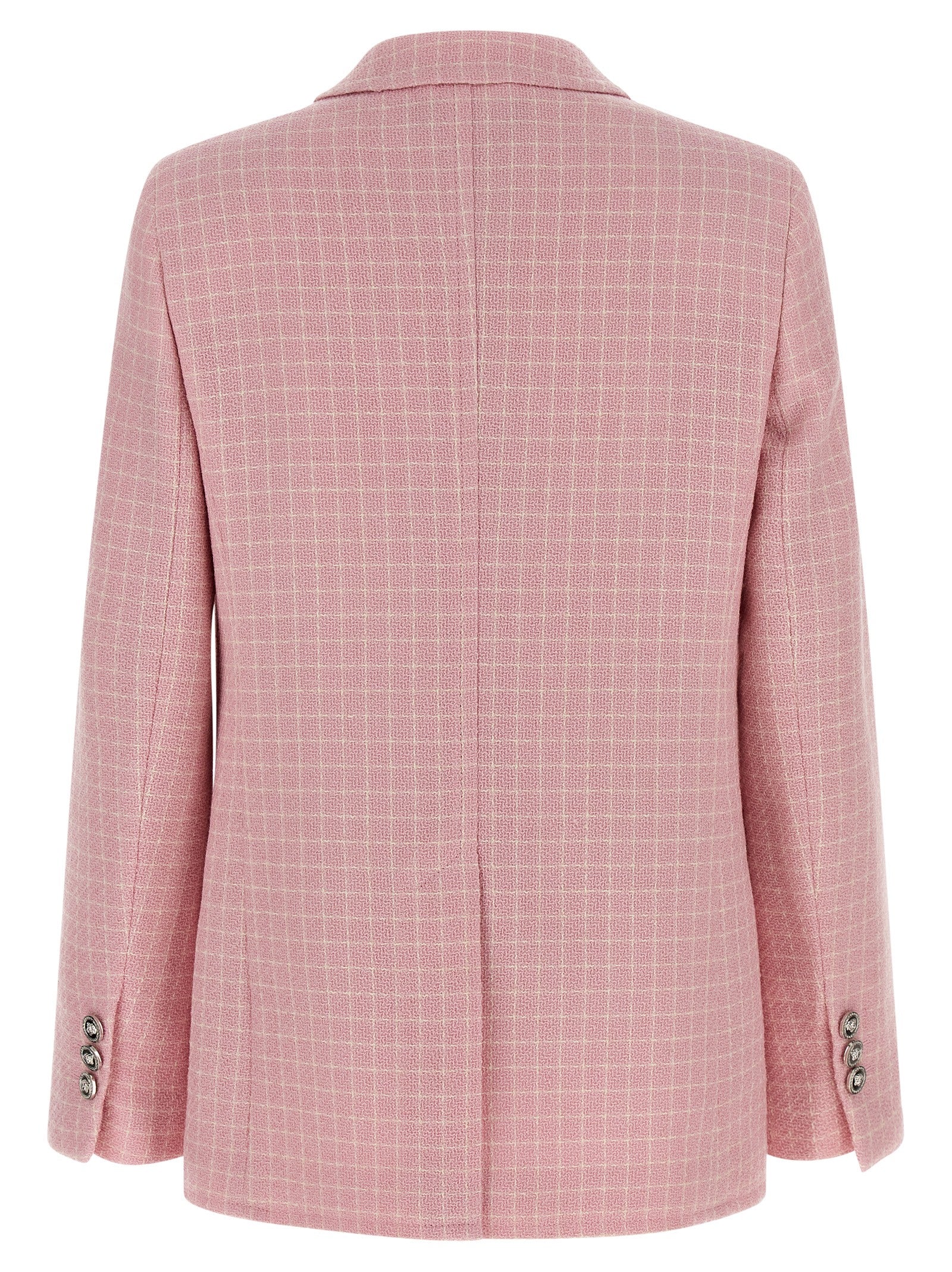 Versace Mehrfarbiger Blazer aus reiner Schurwolle