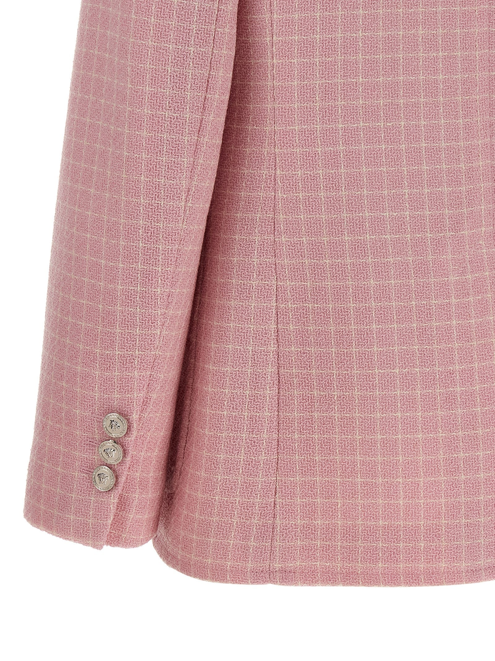 Versace Mehrfarbiger Blazer aus reiner Schurwolle