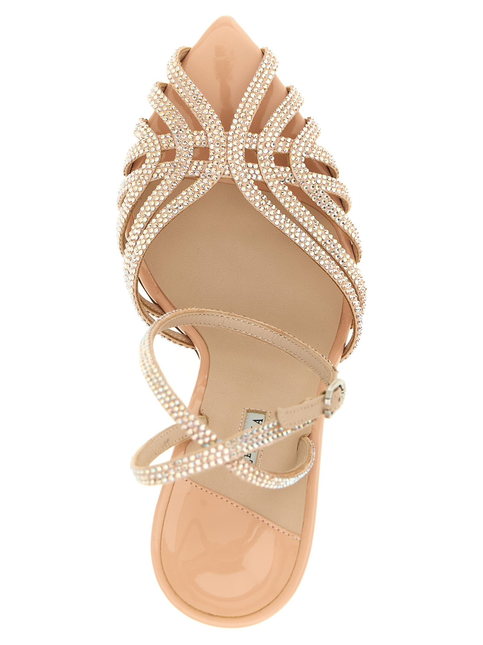 LE SILLA Mehrfarbige Stiletto-Sandalen aus Ziegenleder