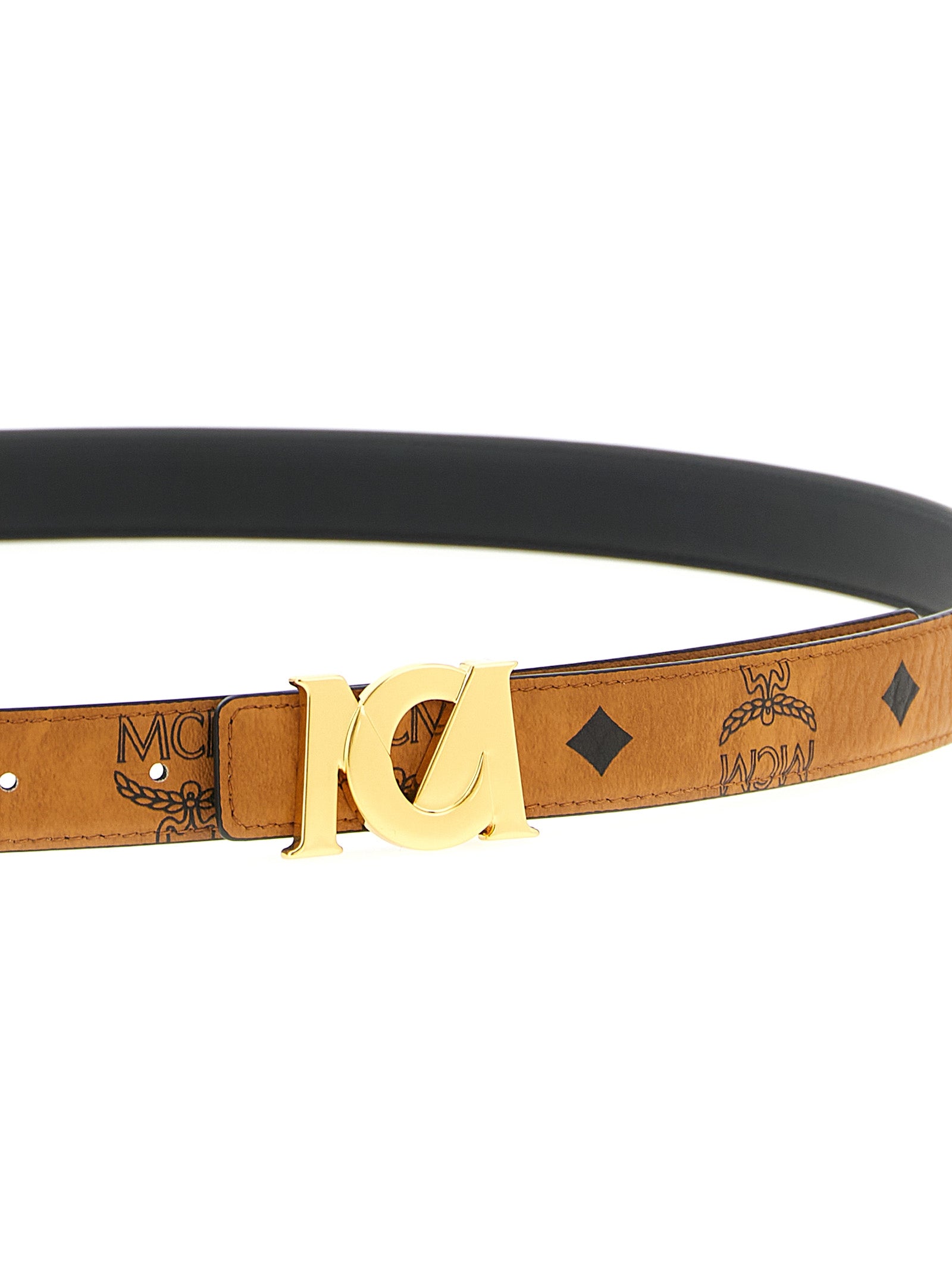 MCM Brauner Gürtel aus Polyethylen, Regular