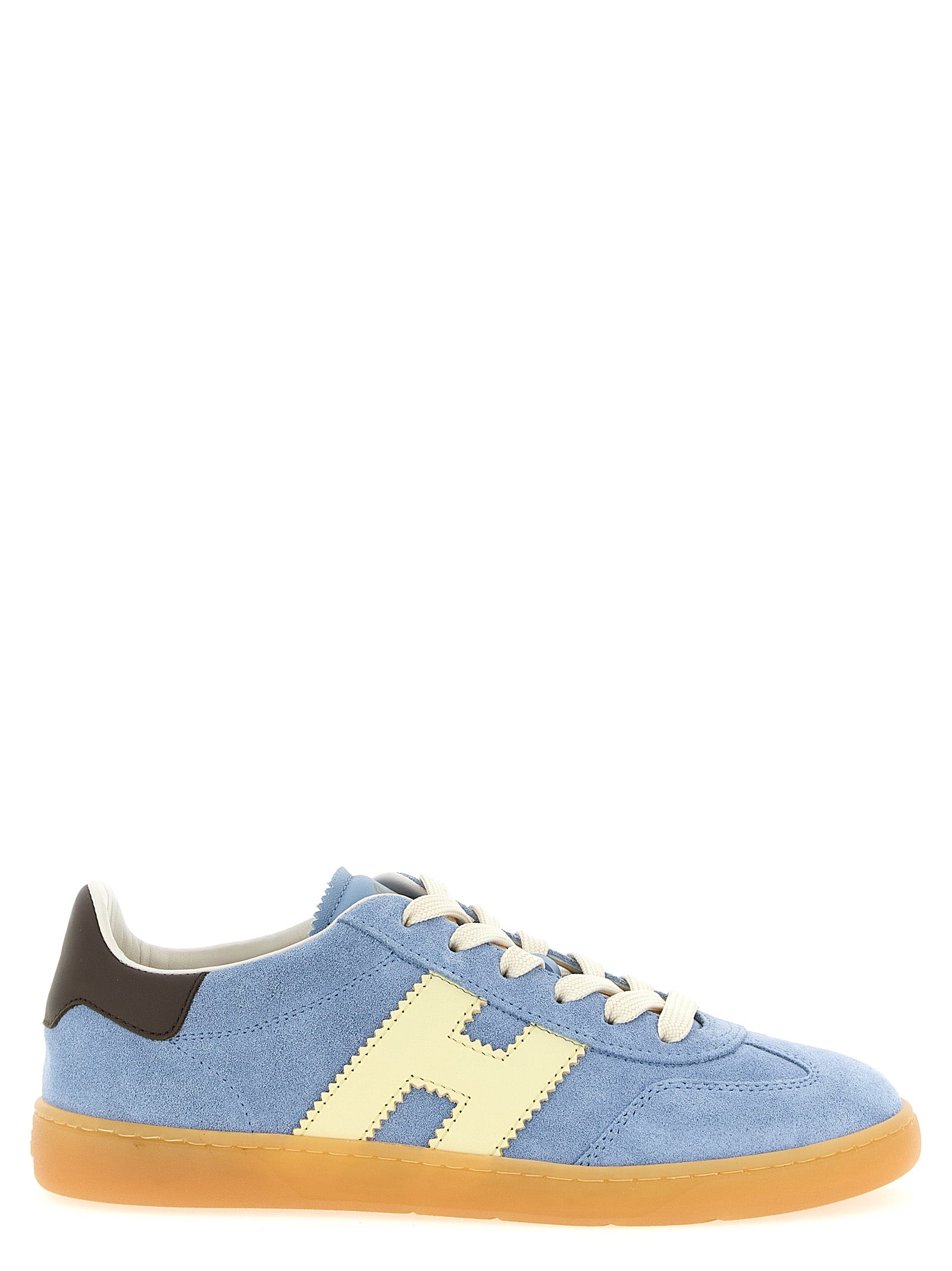 Hogan Blaue Kalbsleder Low-Top-Sneaker
