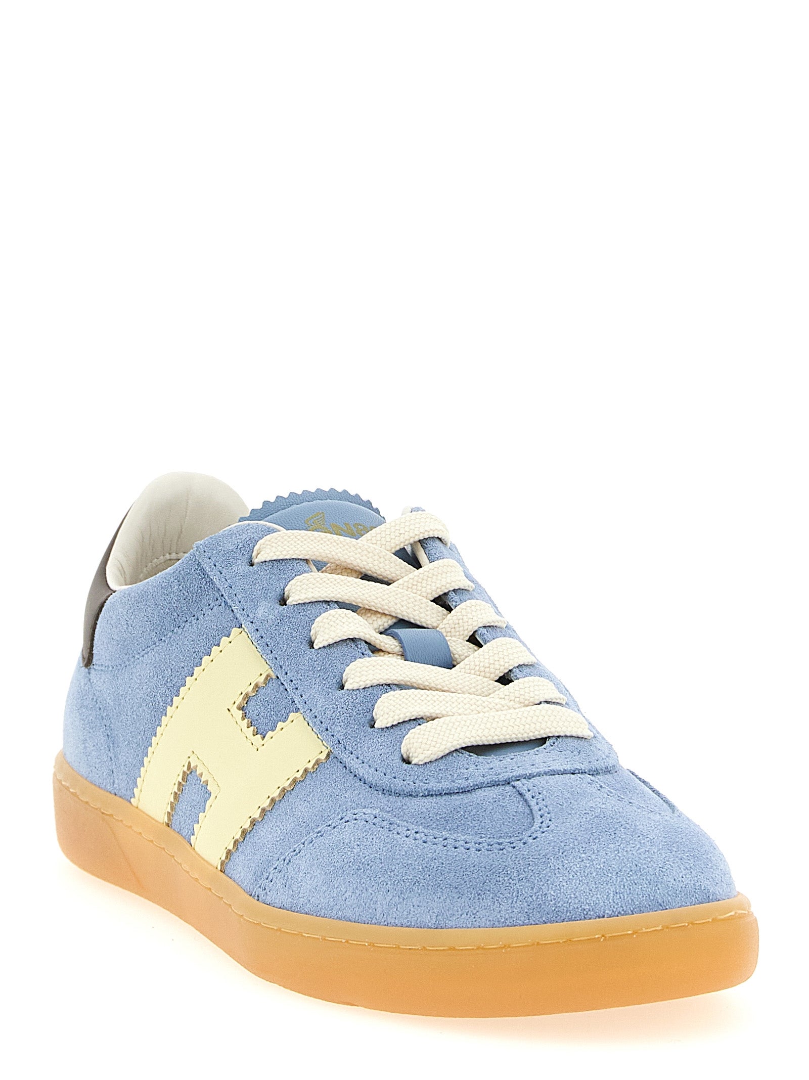 Hogan Blaue Kalbsleder Low-Top-Sneaker