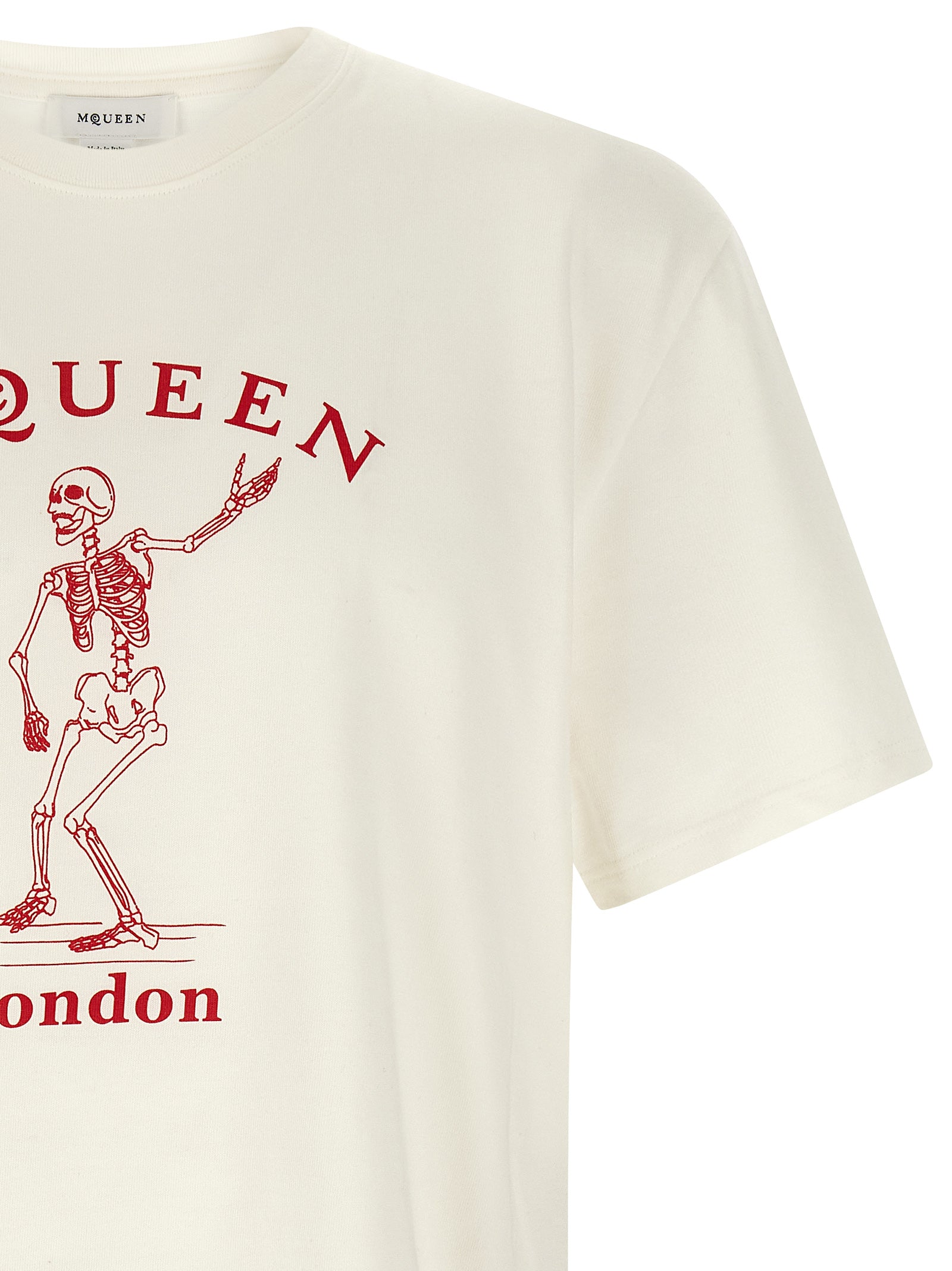 Alexander McQueen Mehrfarbiges Baumwoll-T-Shirt