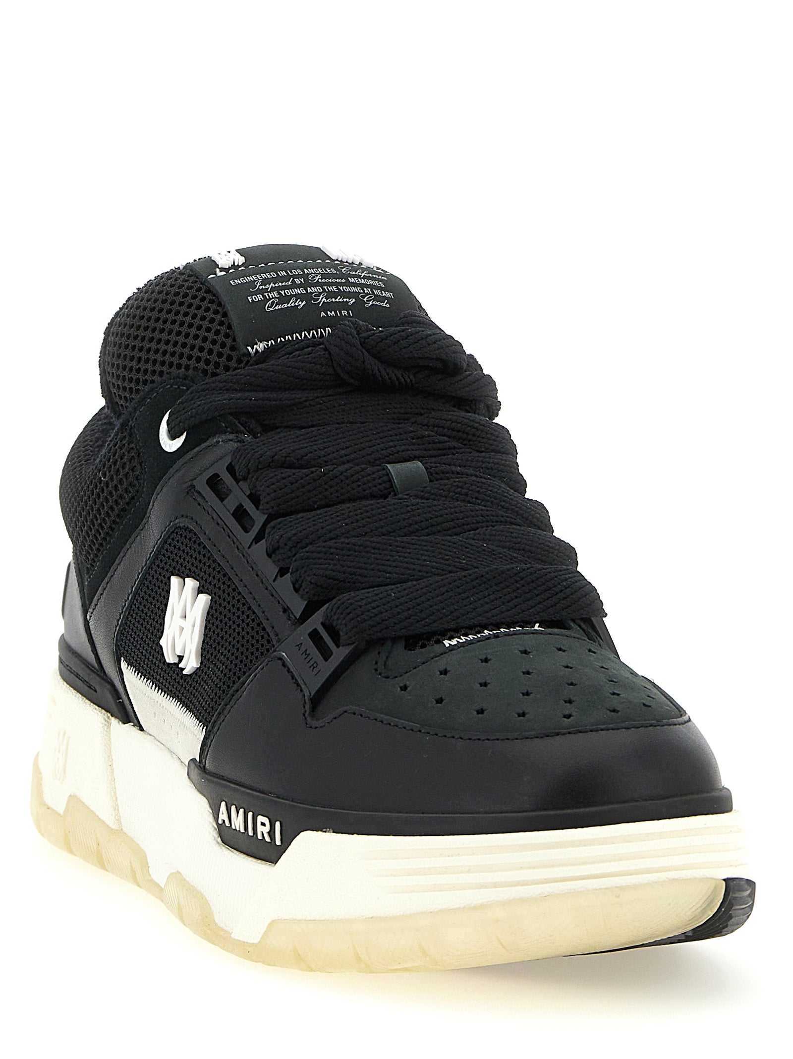 Amiri Schwarze Kalbsleder-Sneaker
