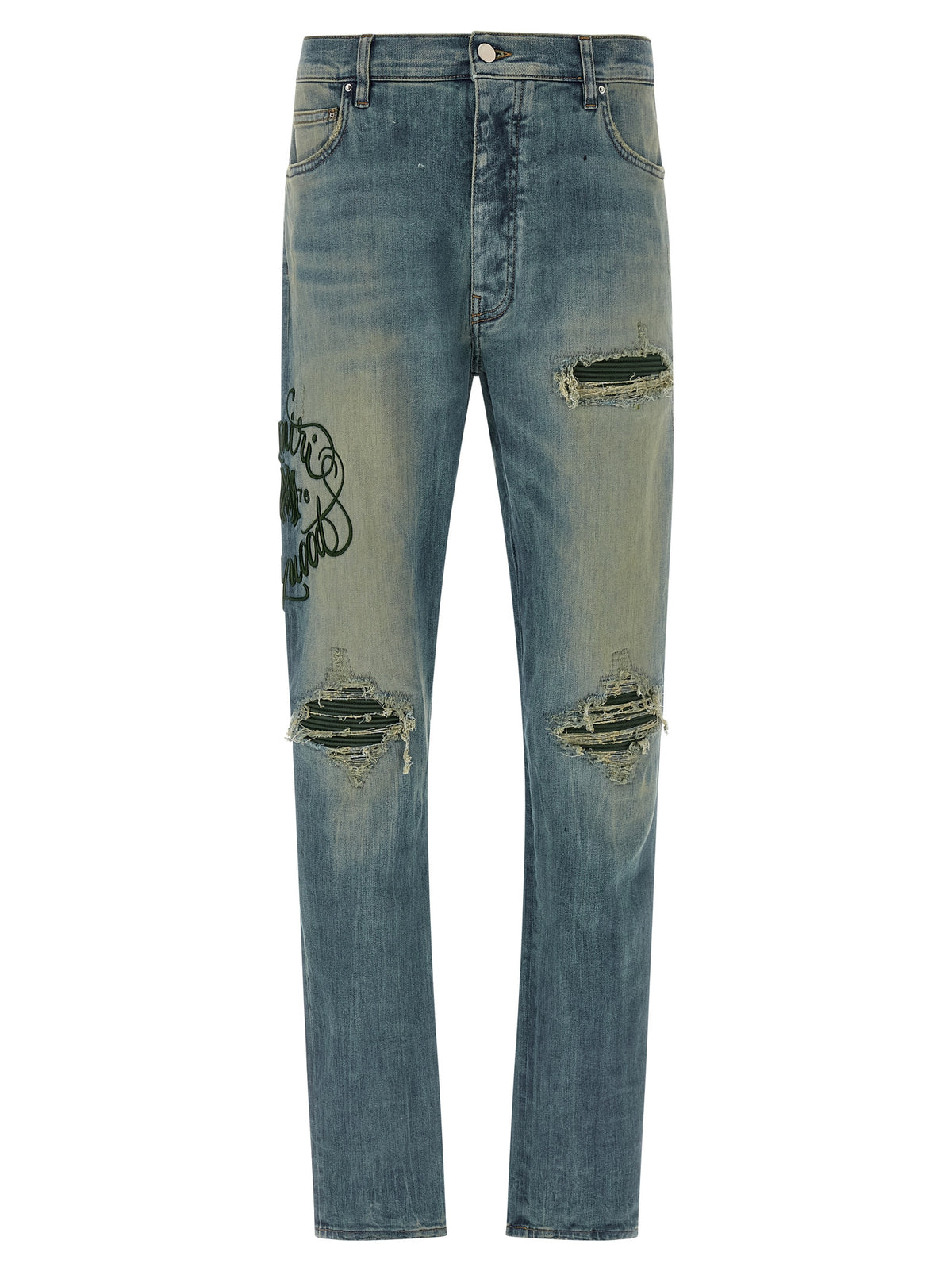 Amiri Blaue Baumwolljeans im Relaxed Fit