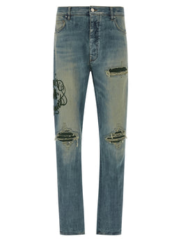 Amiri Blaue Baumwolljeans im Relaxed Fit